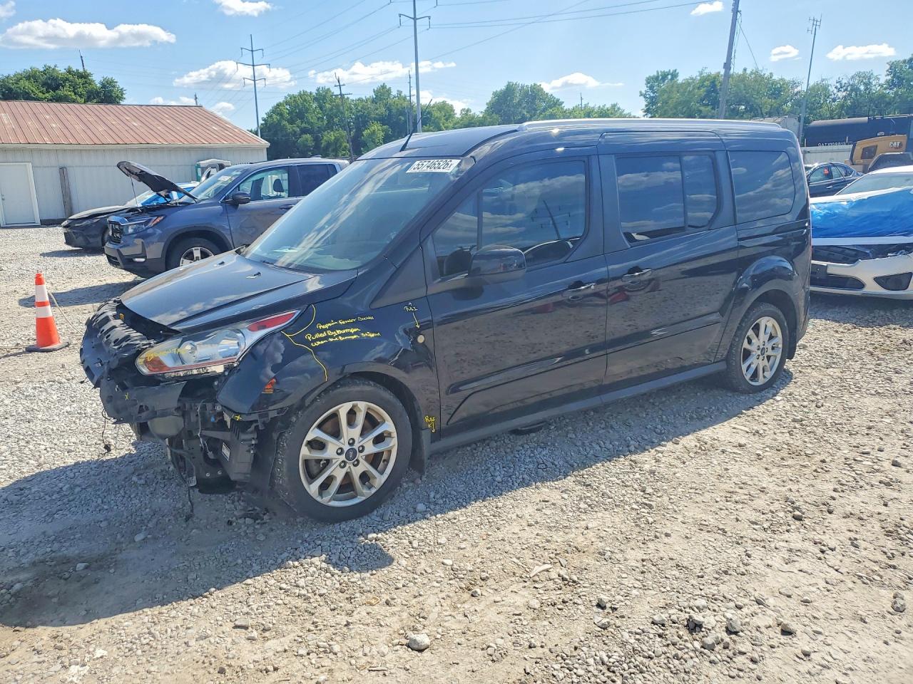 2015 Ford Transit Connect Titanium Black vin: NM0GE9G72F1223745