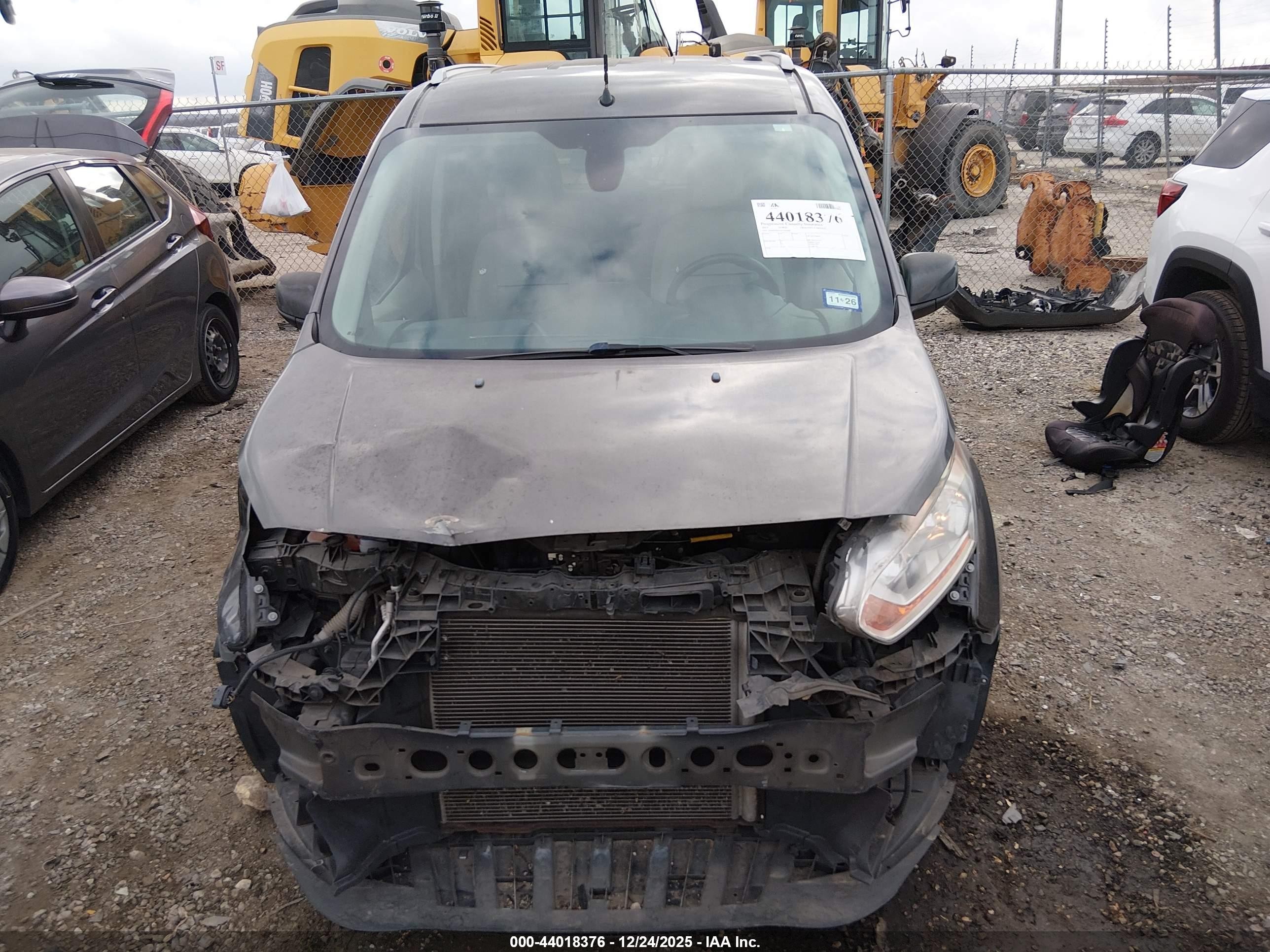 2015 Ford Transit Connect Titanium Gray vin: NM0GE9G73F1195406