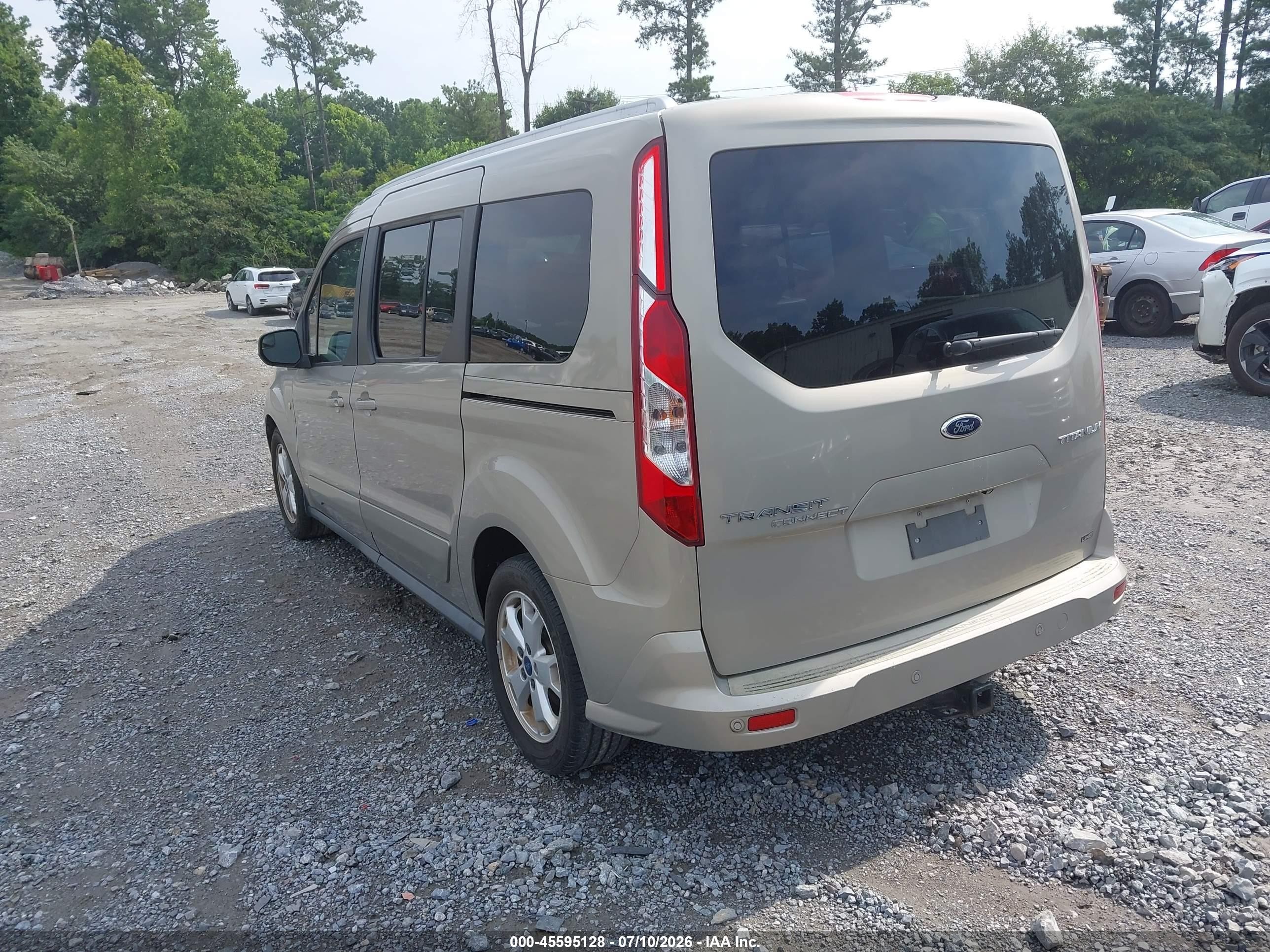2015 Ford Transit Connect Titanium Tan vin: NM0GE9G74F1190019
