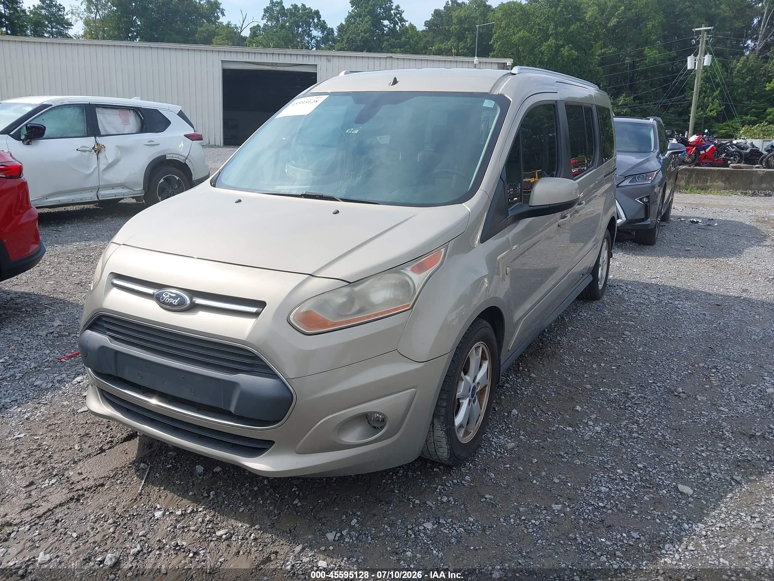 2015 Ford Transit Connect Titanium Tan vin: NM0GE9G74F1190019