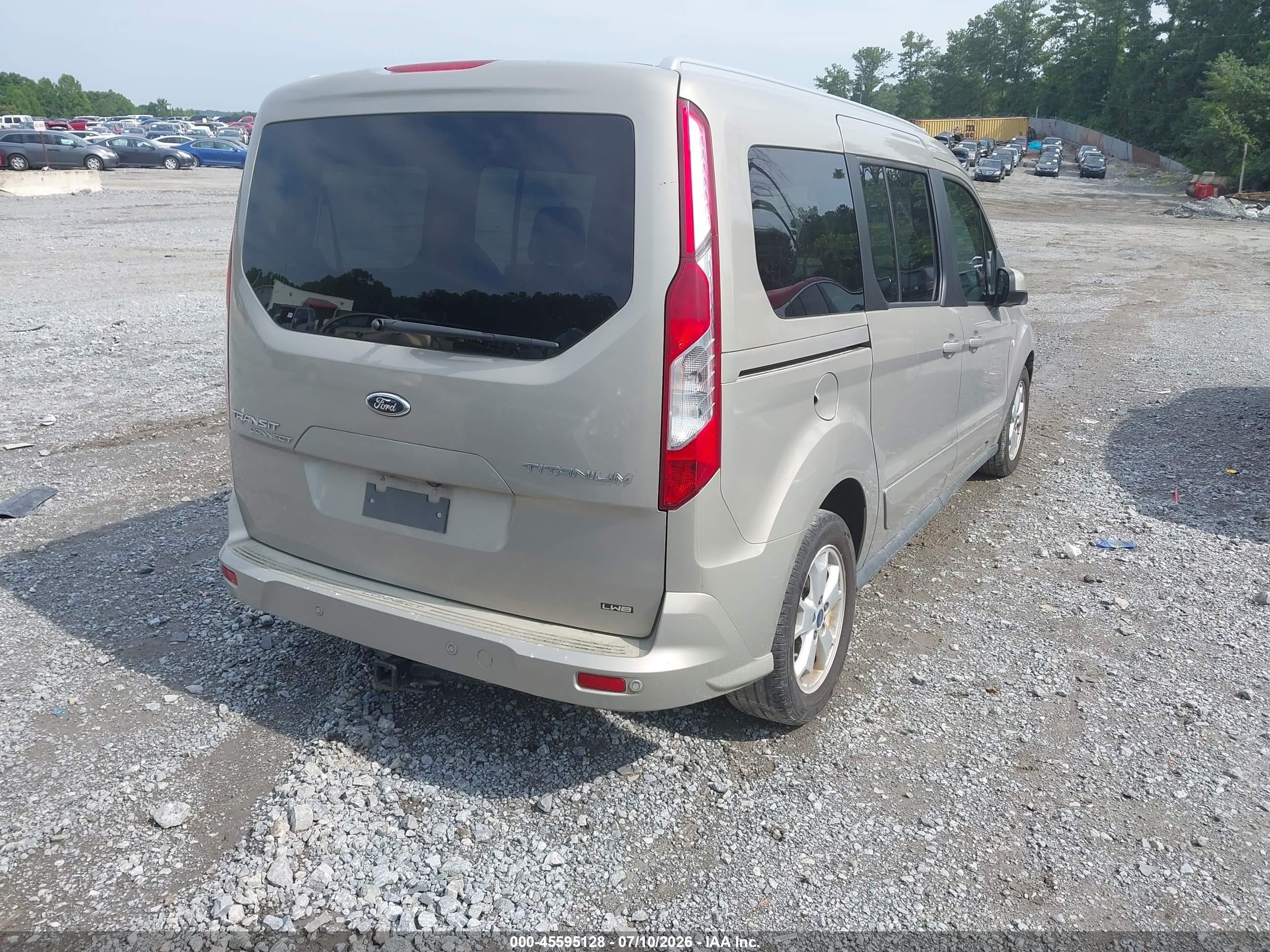 2015 Ford Transit Connect Titanium Tan vin: NM0GE9G74F1190019