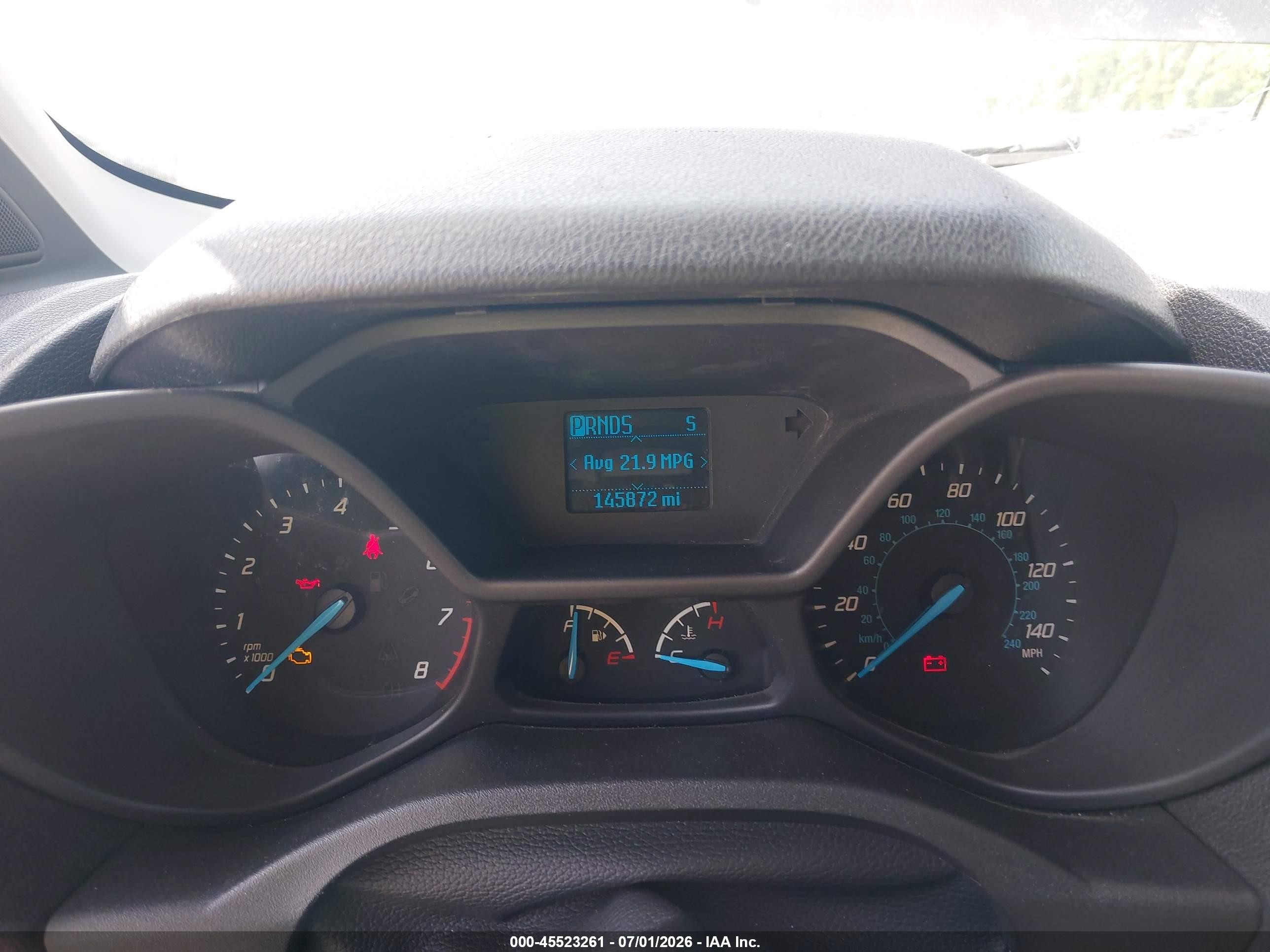 2015 Ford Transit Connect Titanium Gray vin: NM0GE9G74F1227487