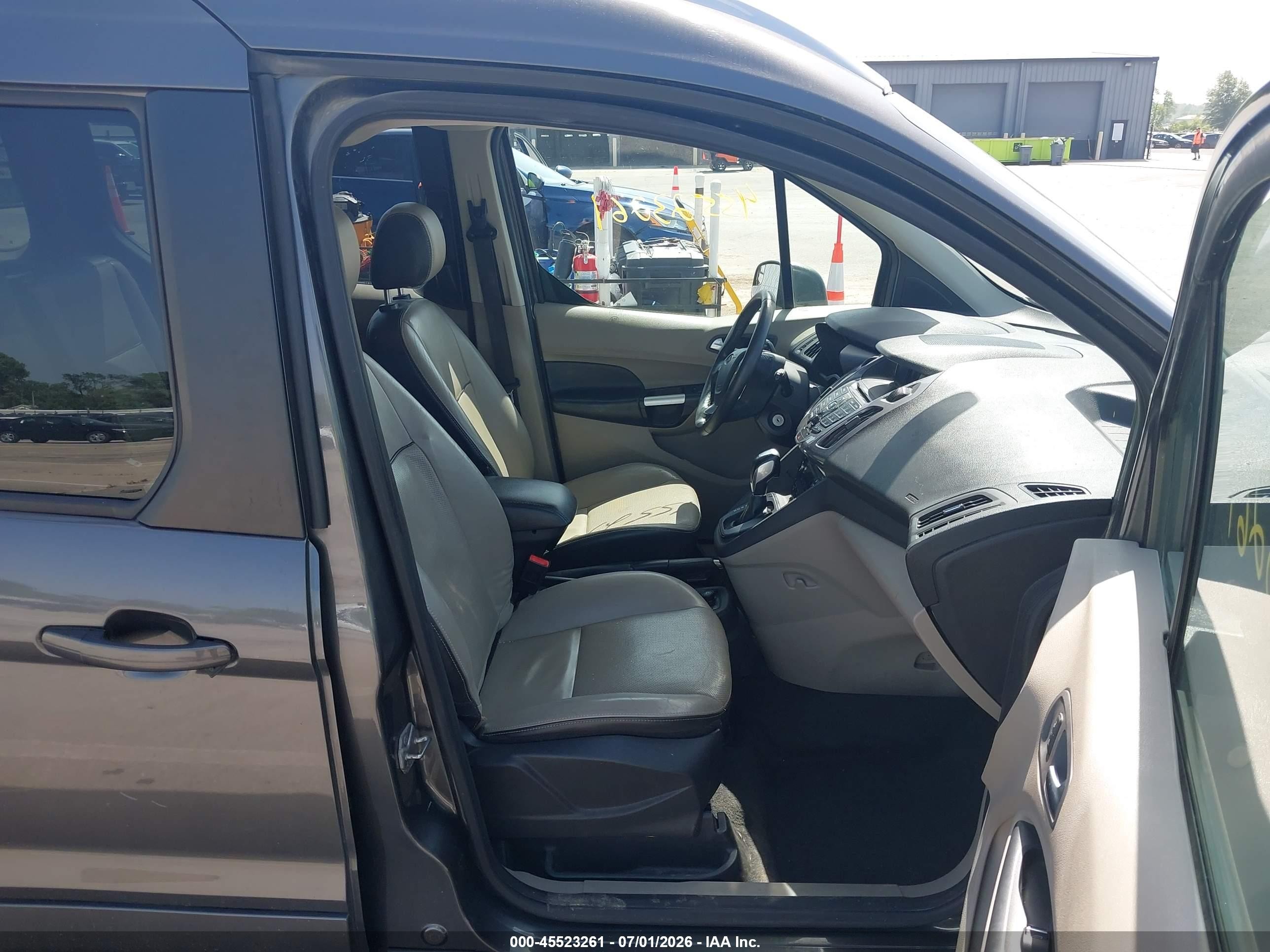 2015 Ford Transit Connect Titanium Gray vin: NM0GE9G74F1227487