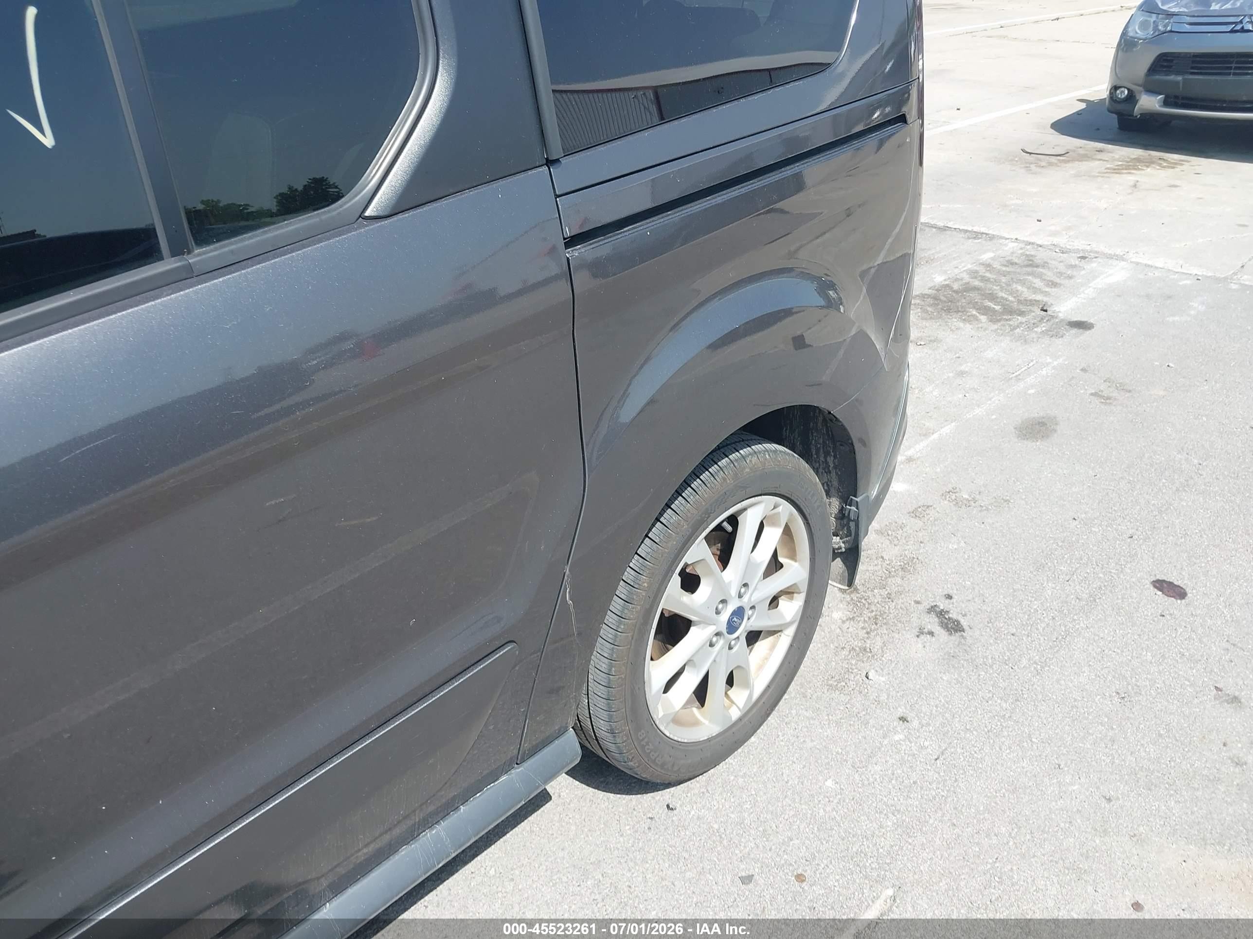 2015 Ford Transit Connect Titanium Gray vin: NM0GE9G74F1227487