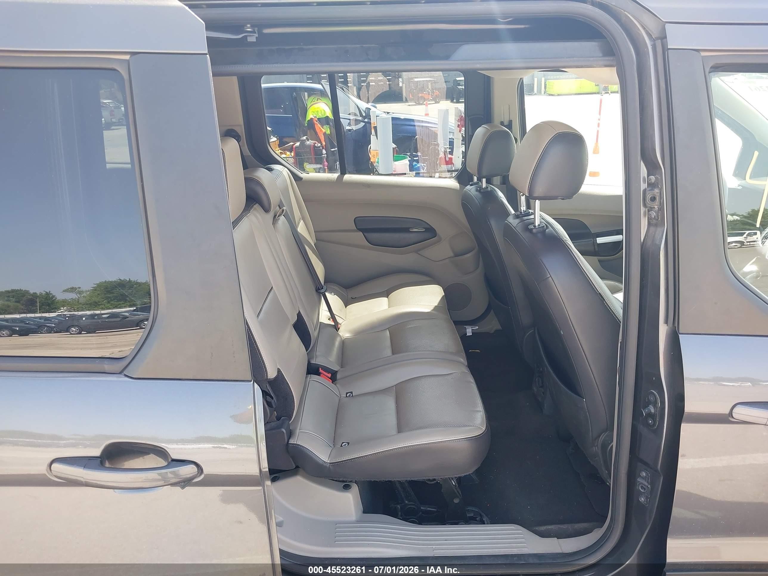 2015 Ford Transit Connect Titanium Gray vin: NM0GE9G74F1227487