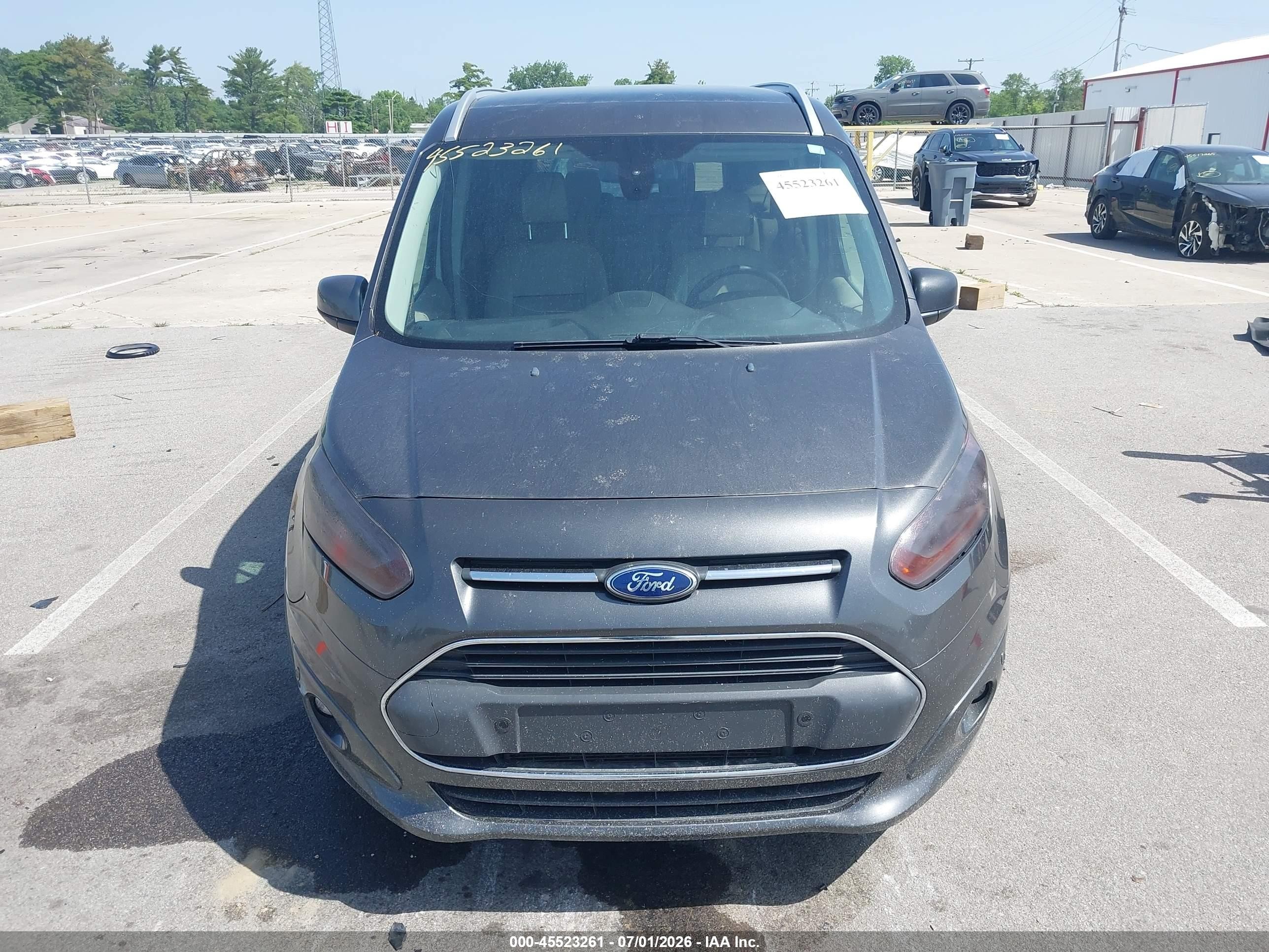 2015 Ford Transit Connect Titanium Gray vin: NM0GE9G74F1227487