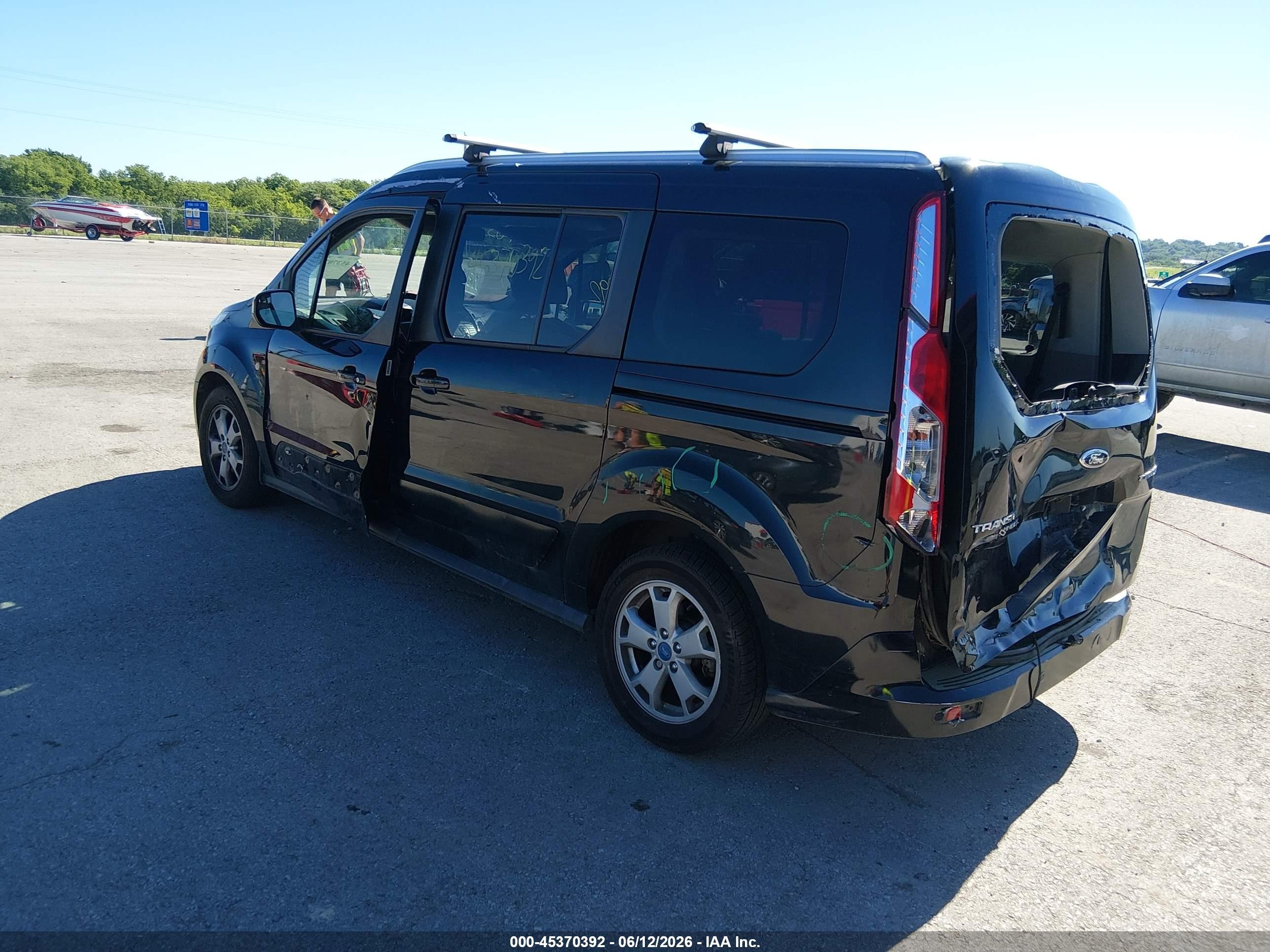 2014 Ford Transit Connect Titanium Black vin: NM0GE9G79E1164014
