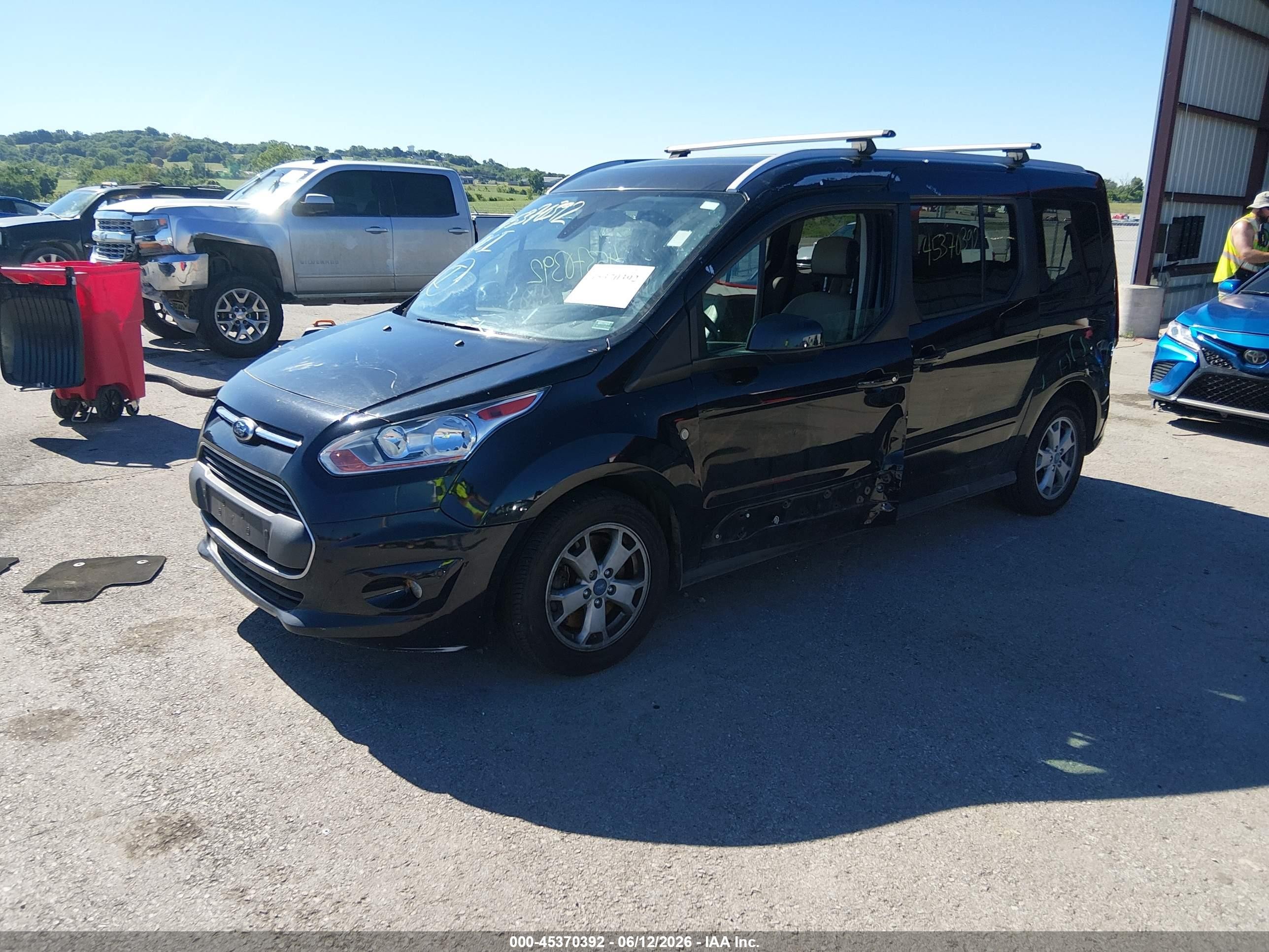 2014 Ford Transit Connect Titanium Black vin: NM0GE9G79E1164014