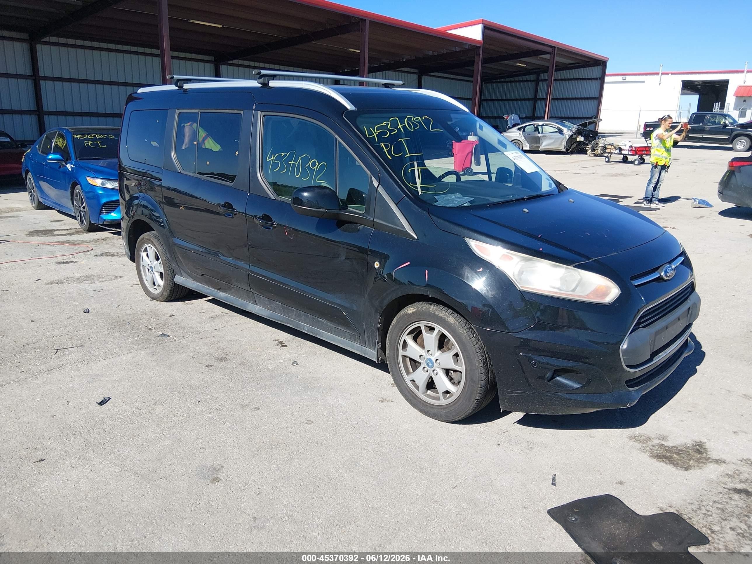 2014 Ford Transit Connect Titanium Black vin: NM0GE9G79E1164014