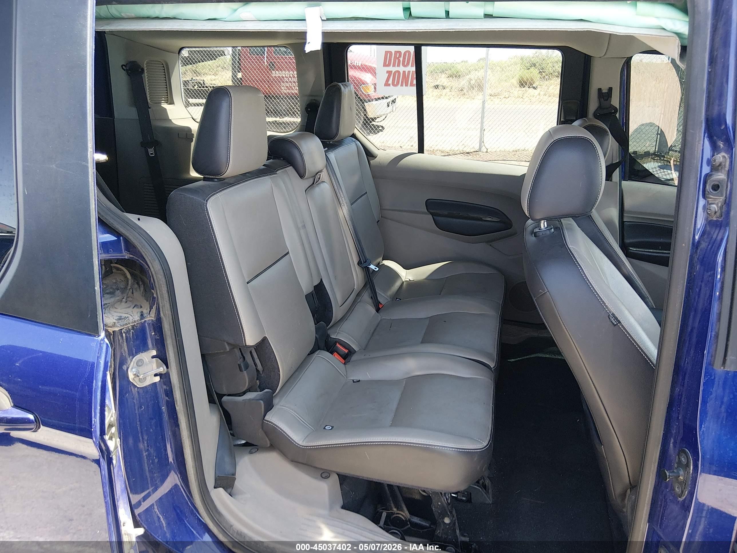 2015 Ford Transit Connect Titanium Синий vin: NM0GE9G79F1194681