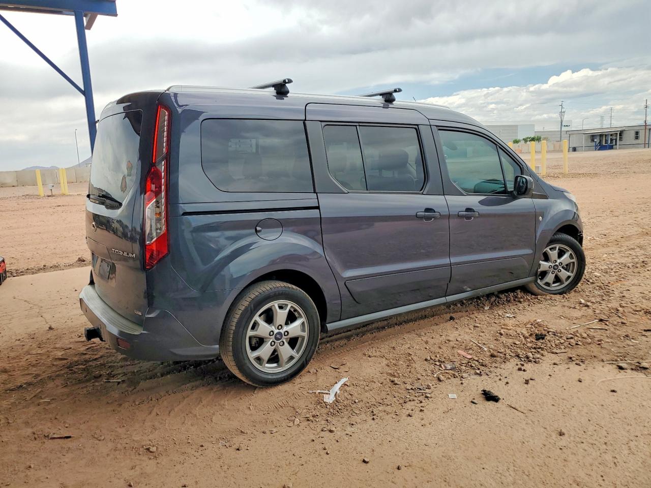2014 Ford Transit Connect Titanium Blue vin: NM0GE9G7XE1148663