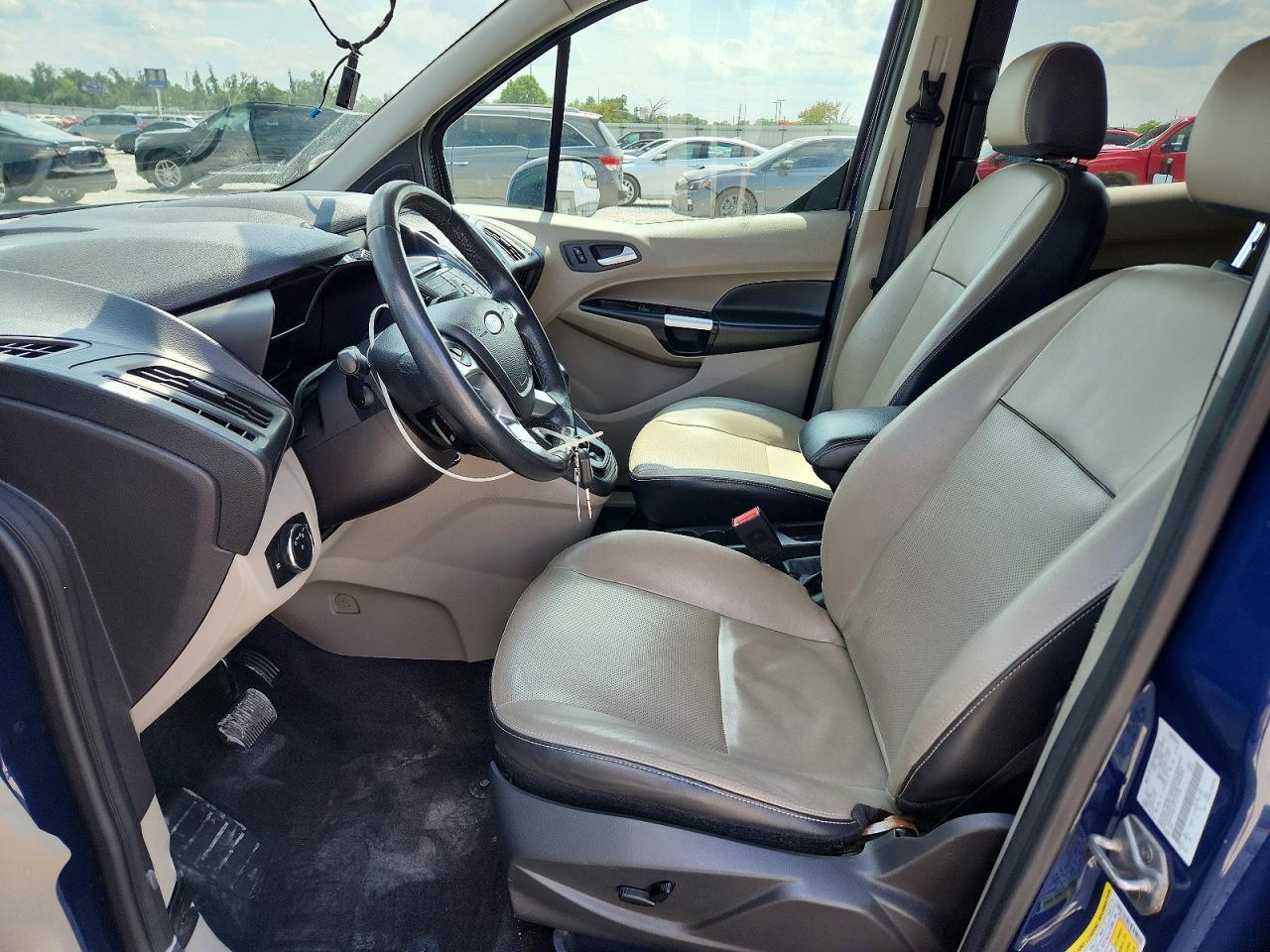 2015 Ford Transit Connect Titanium Blue vin: NM0GE9G7XF1177792