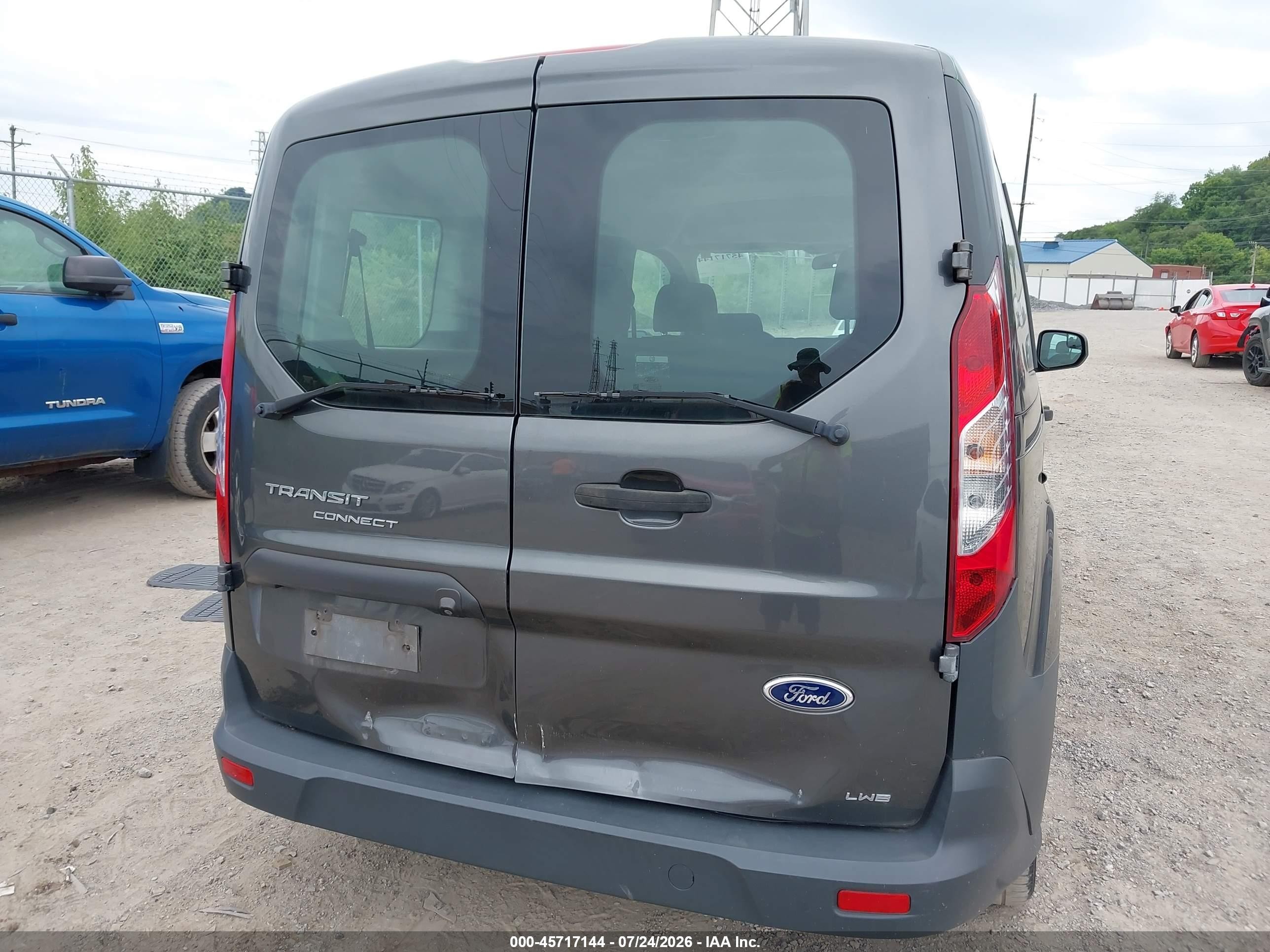 2015 Ford Transit Connect Xl Gray vin: NM0GS9E76F1187795