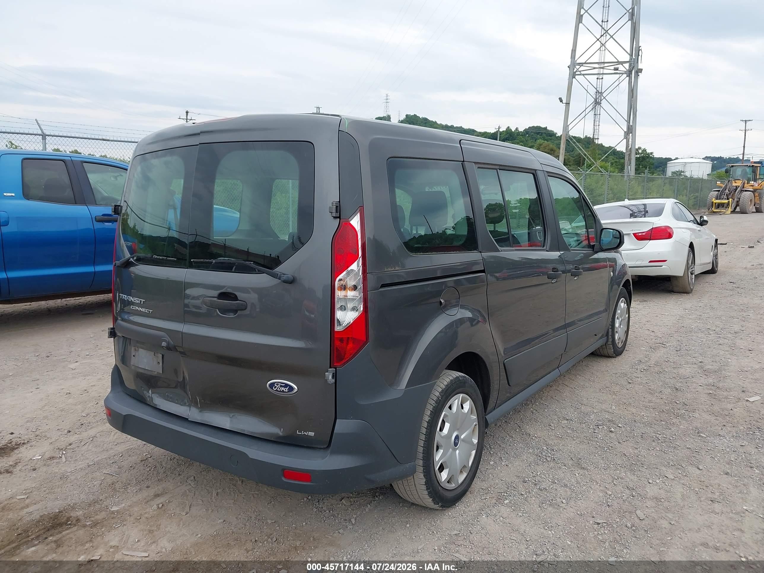 2015 Ford Transit Connect Xl Gray vin: NM0GS9E76F1187795