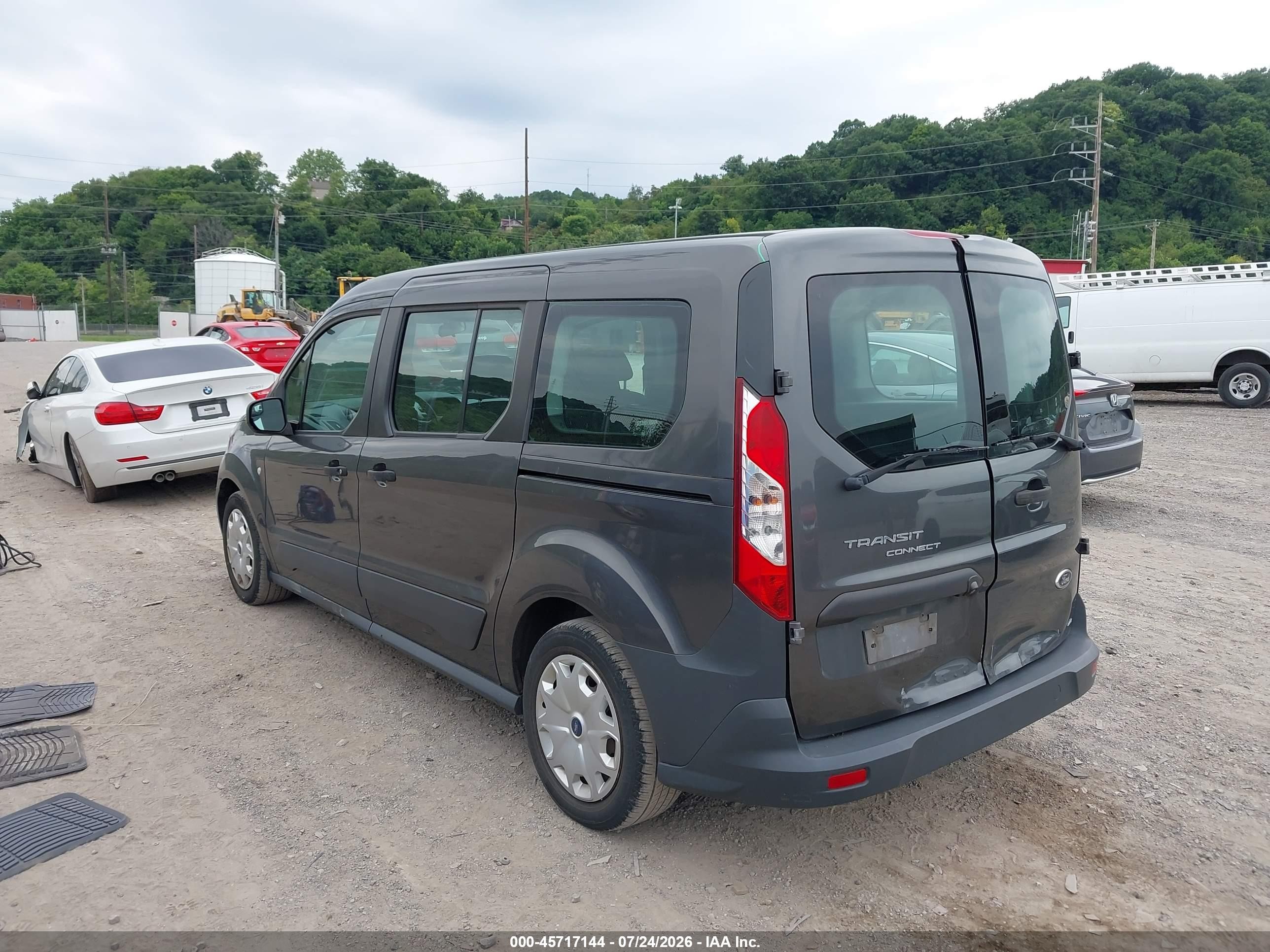 2015 Ford Transit Connect Xl Gray vin: NM0GS9E76F1187795