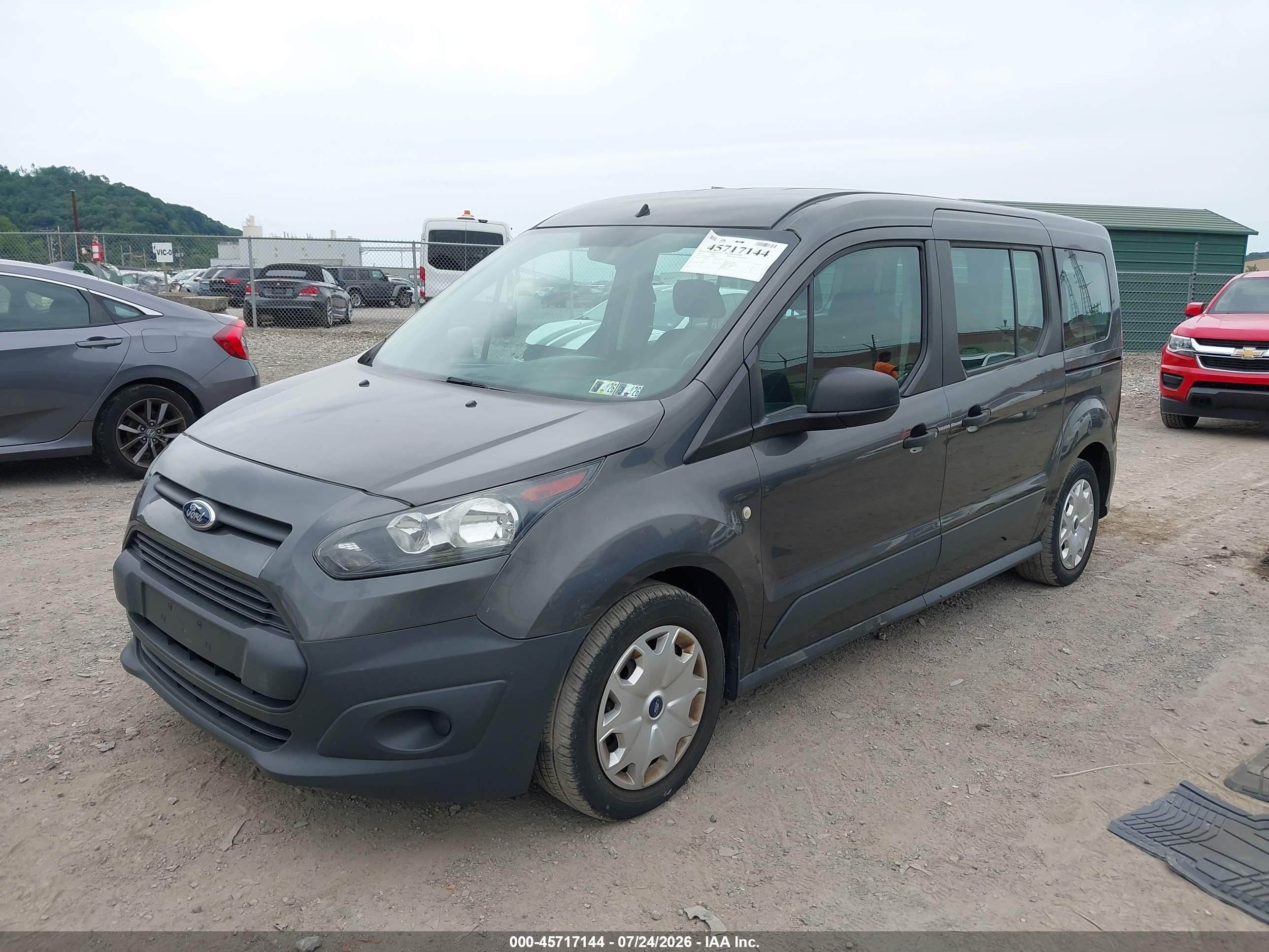 2015 Ford Transit Connect Xl Gray vin: NM0GS9E76F1187795