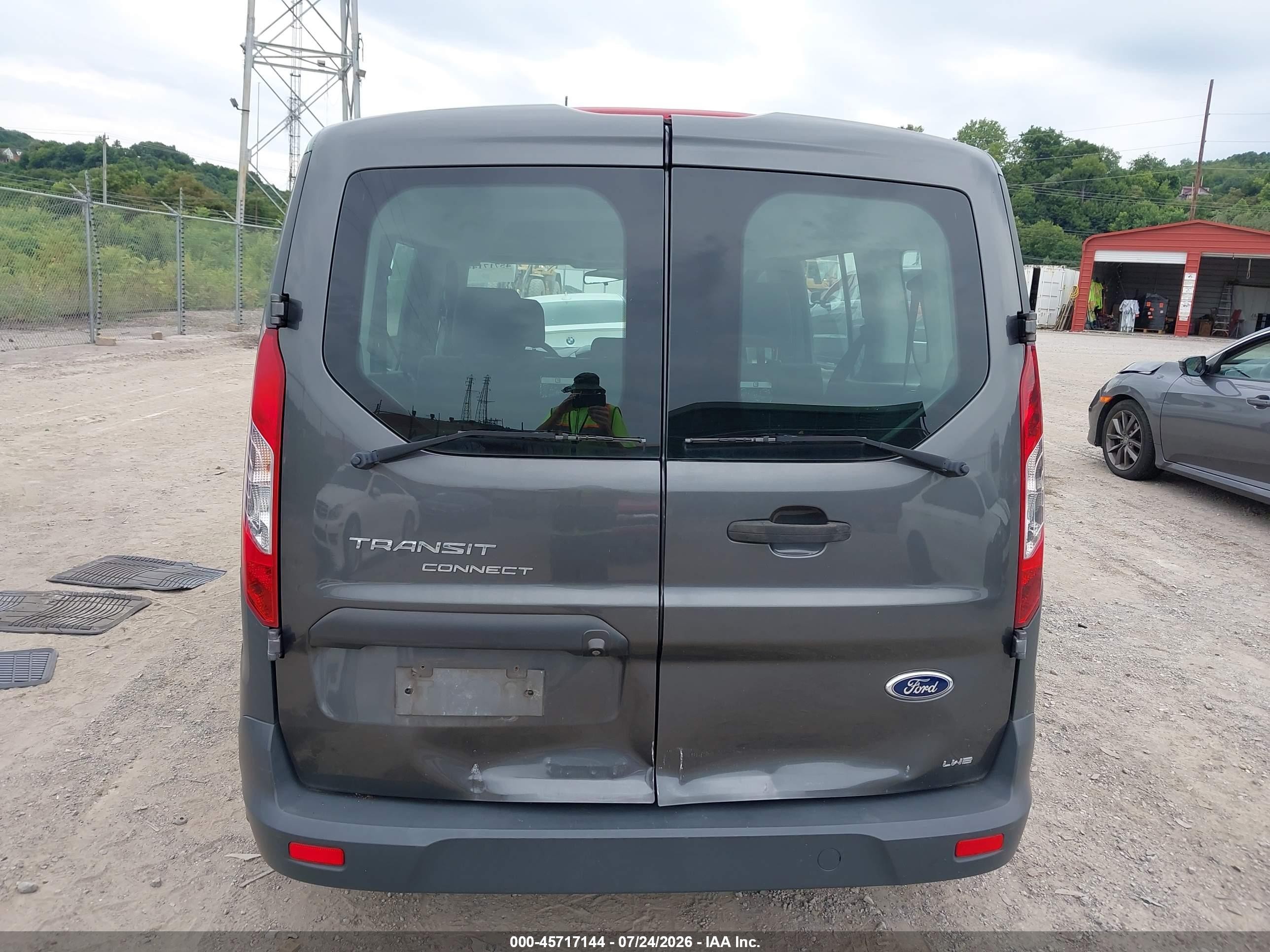 2015 Ford Transit Connect Xl Gray vin: NM0GS9E76F1187795
