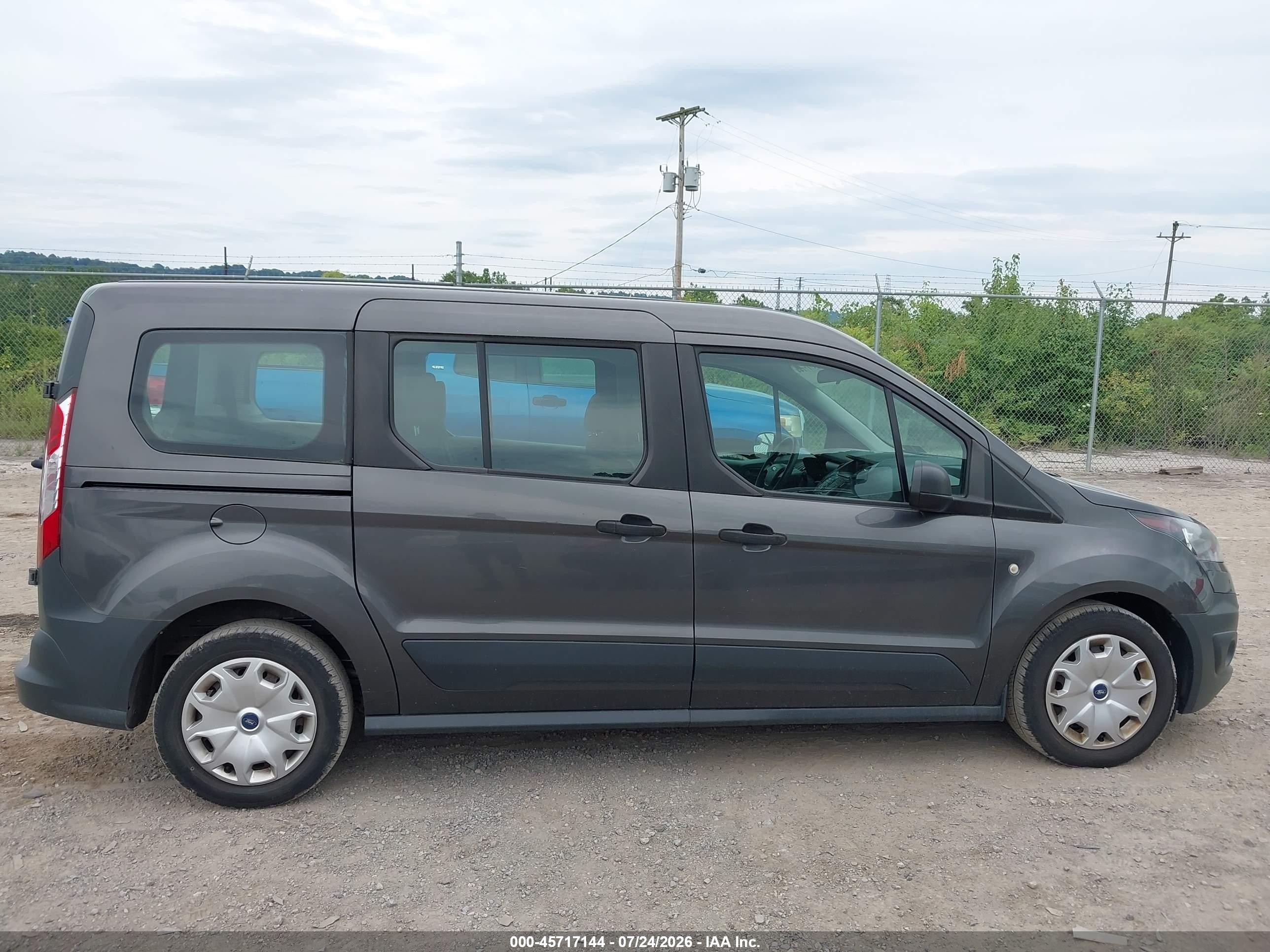 2015 Ford Transit Connect Xl Gray vin: NM0GS9E76F1187795
