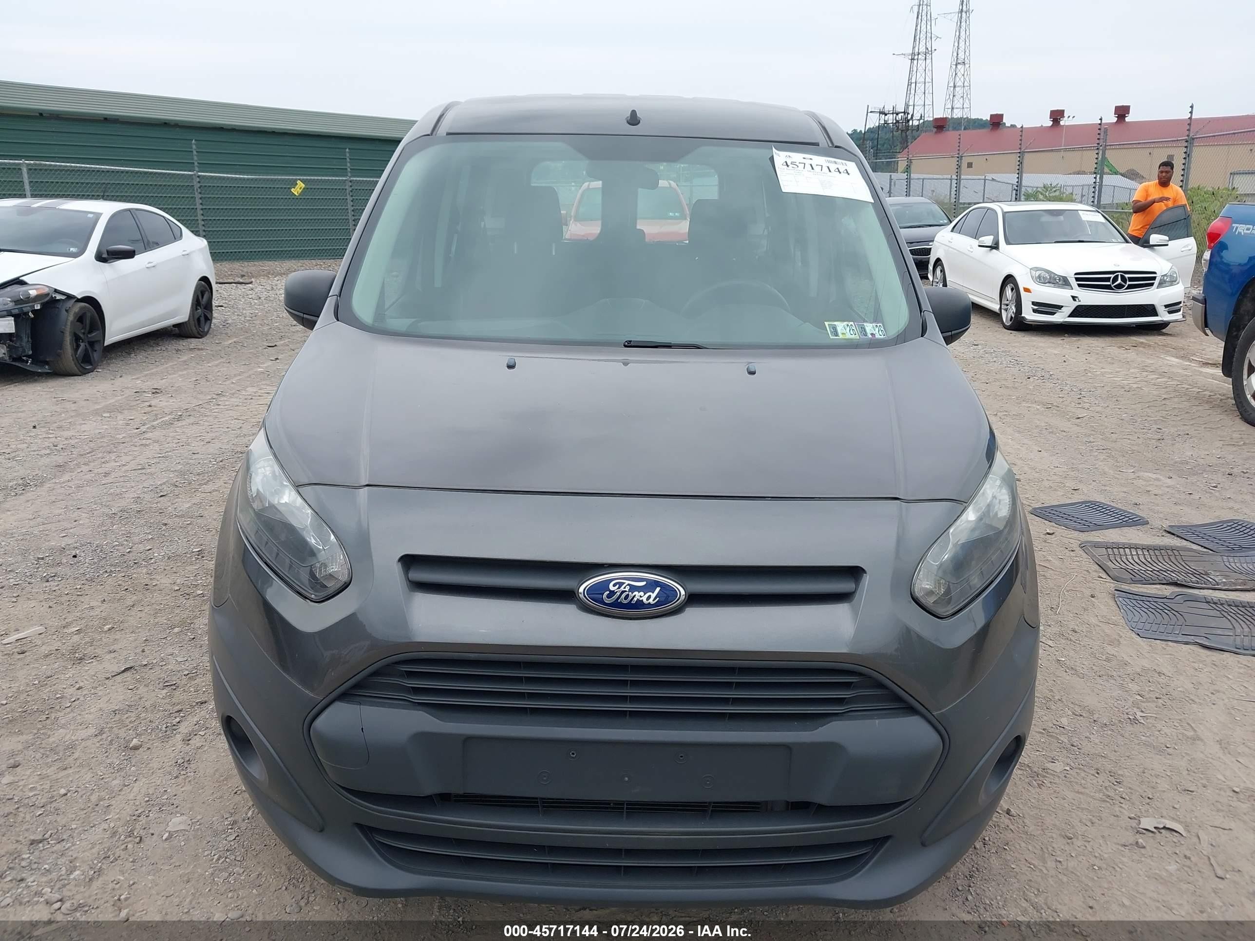 2015 Ford Transit Connect Xl Gray vin: NM0GS9E76F1187795