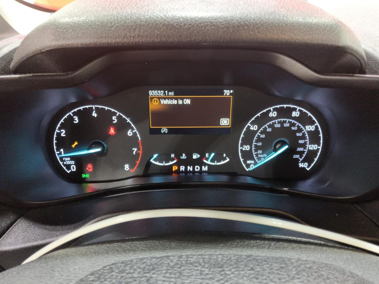 2022 Ford Transit Connect Xlt Красный vin: NM0GS9F28N1535369 Damage: Warning Light - Wrench, On, Unacceptable