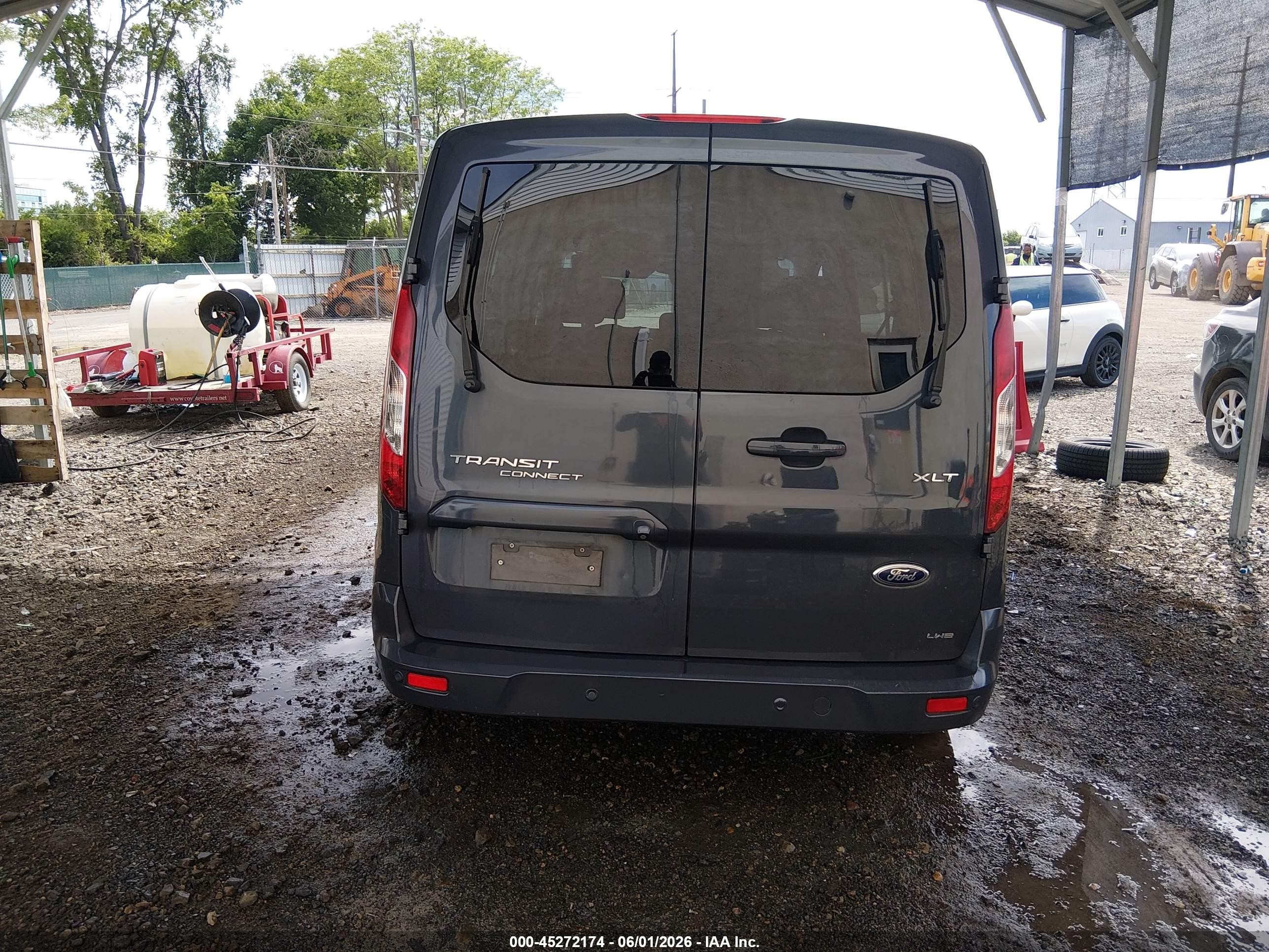 2014 Ford Transit Connect Xlt Blue vin: NM0GS9F70E1152702