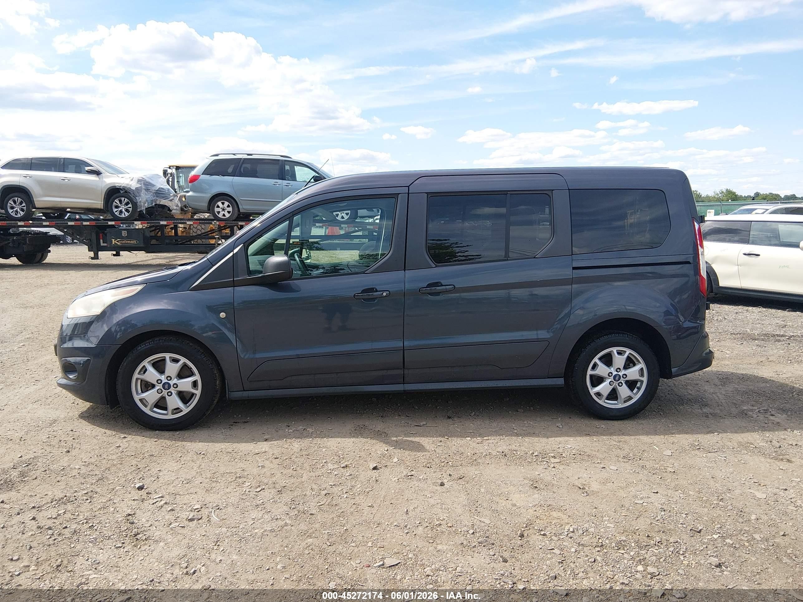 2014 Ford Transit Connect Xlt Blue vin: NM0GS9F70E1152702