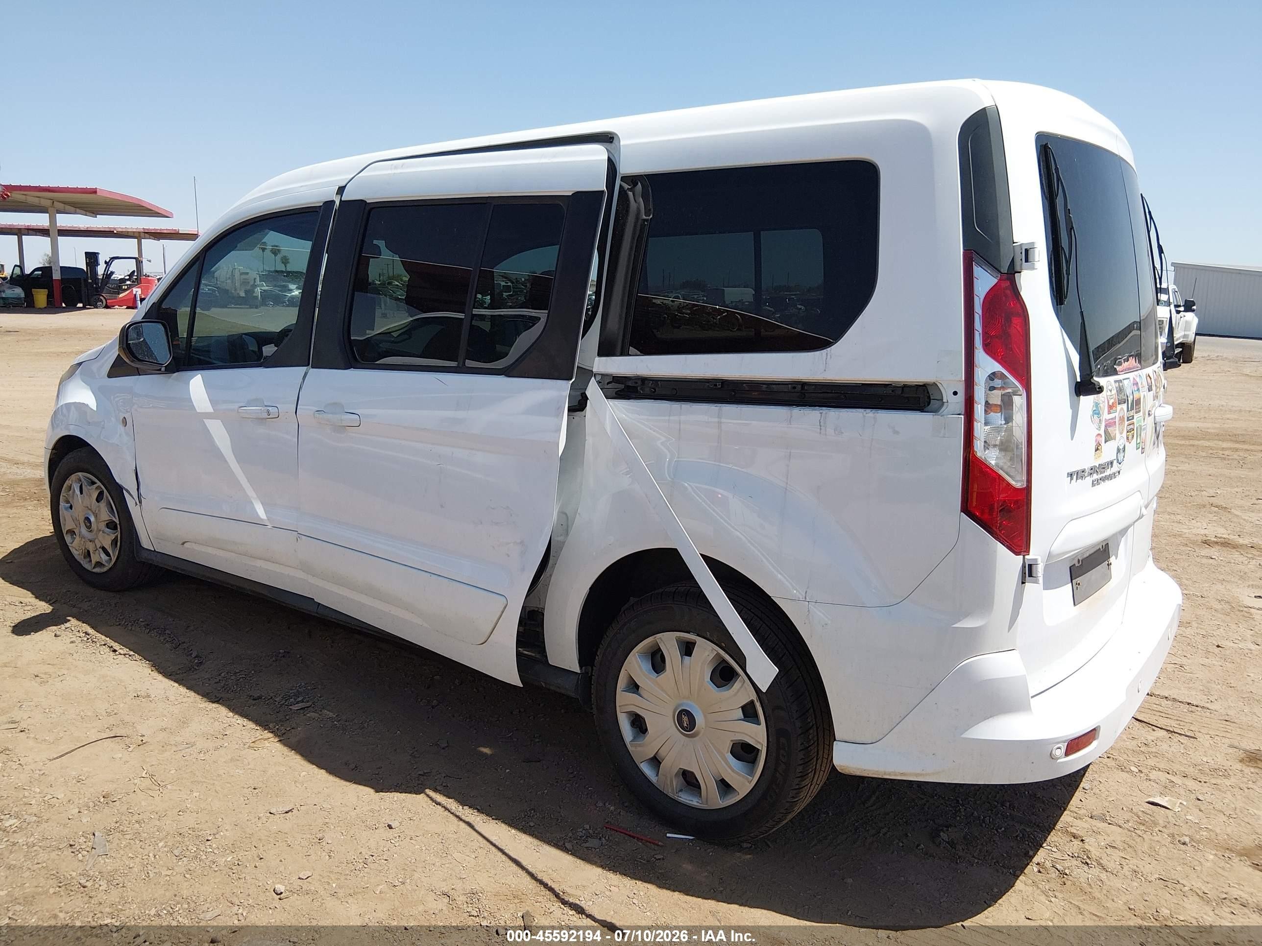 2015 Ford Transit Connect Xlt Белый vin: NM0GS9F70F1224211