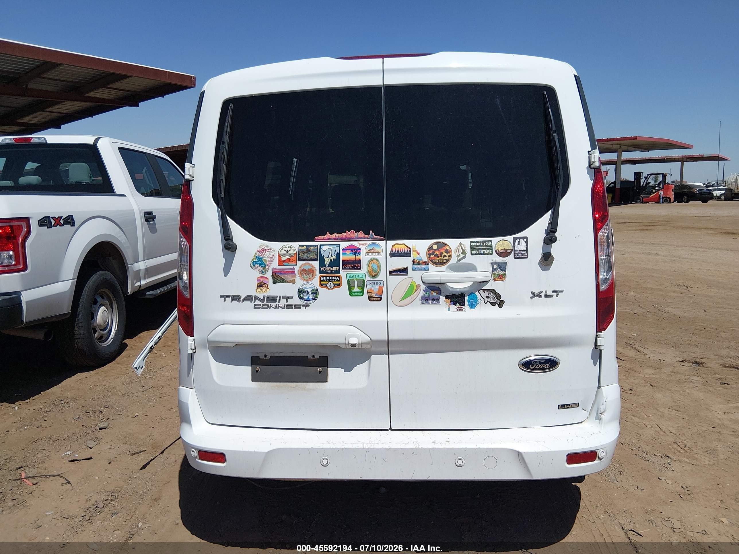 2015 Ford Transit Connect Xlt Белый vin: NM0GS9F70F1224211