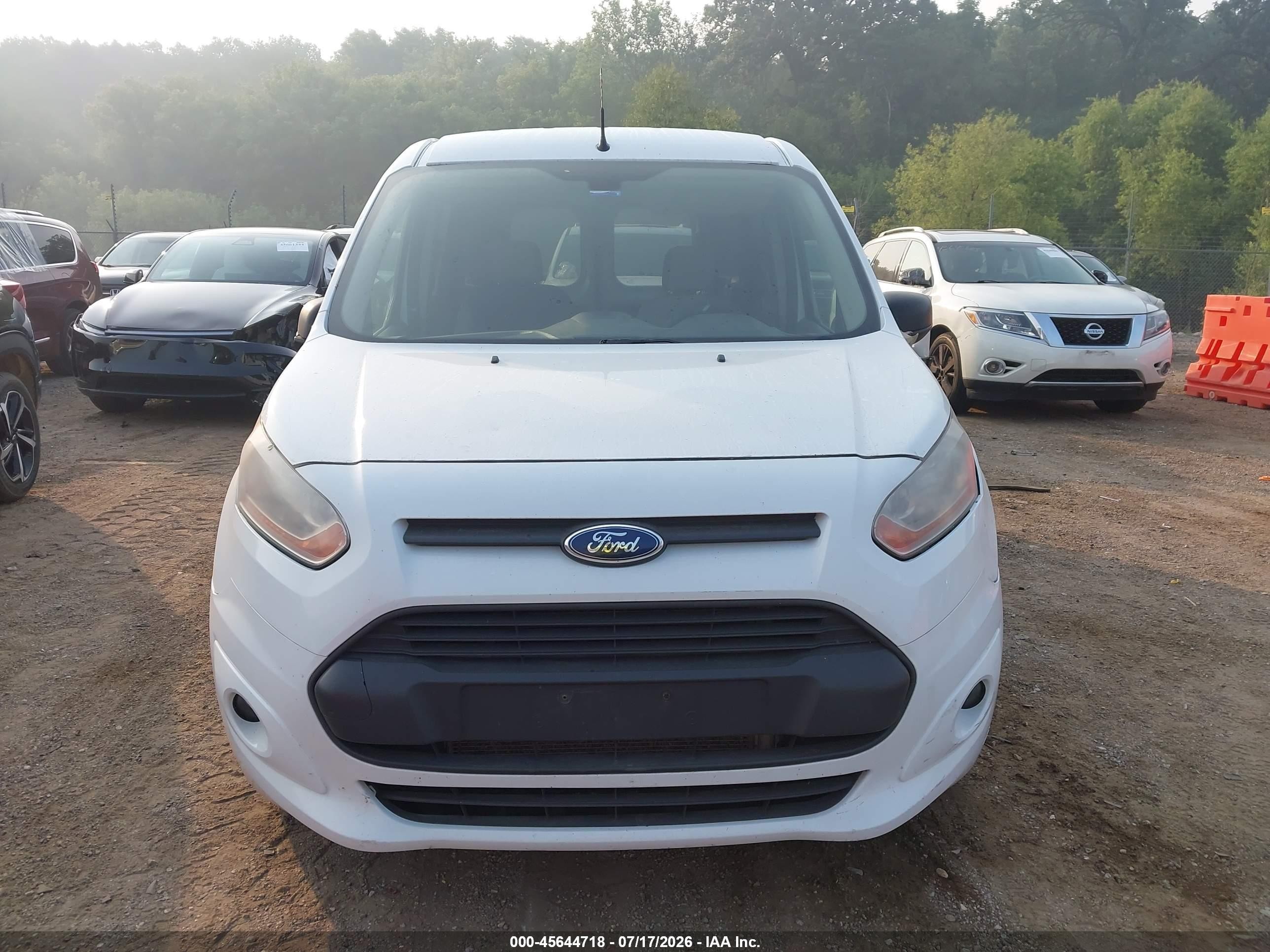 2014 Ford Transit Connect Xlt White vin: NM0GS9F73E1140902