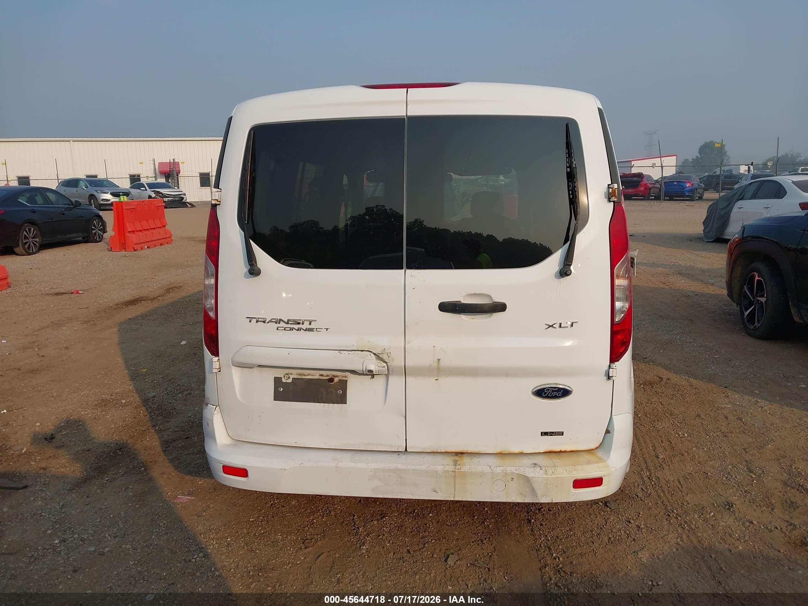 2014 Ford Transit Connect Xlt White vin: NM0GS9F73E1140902