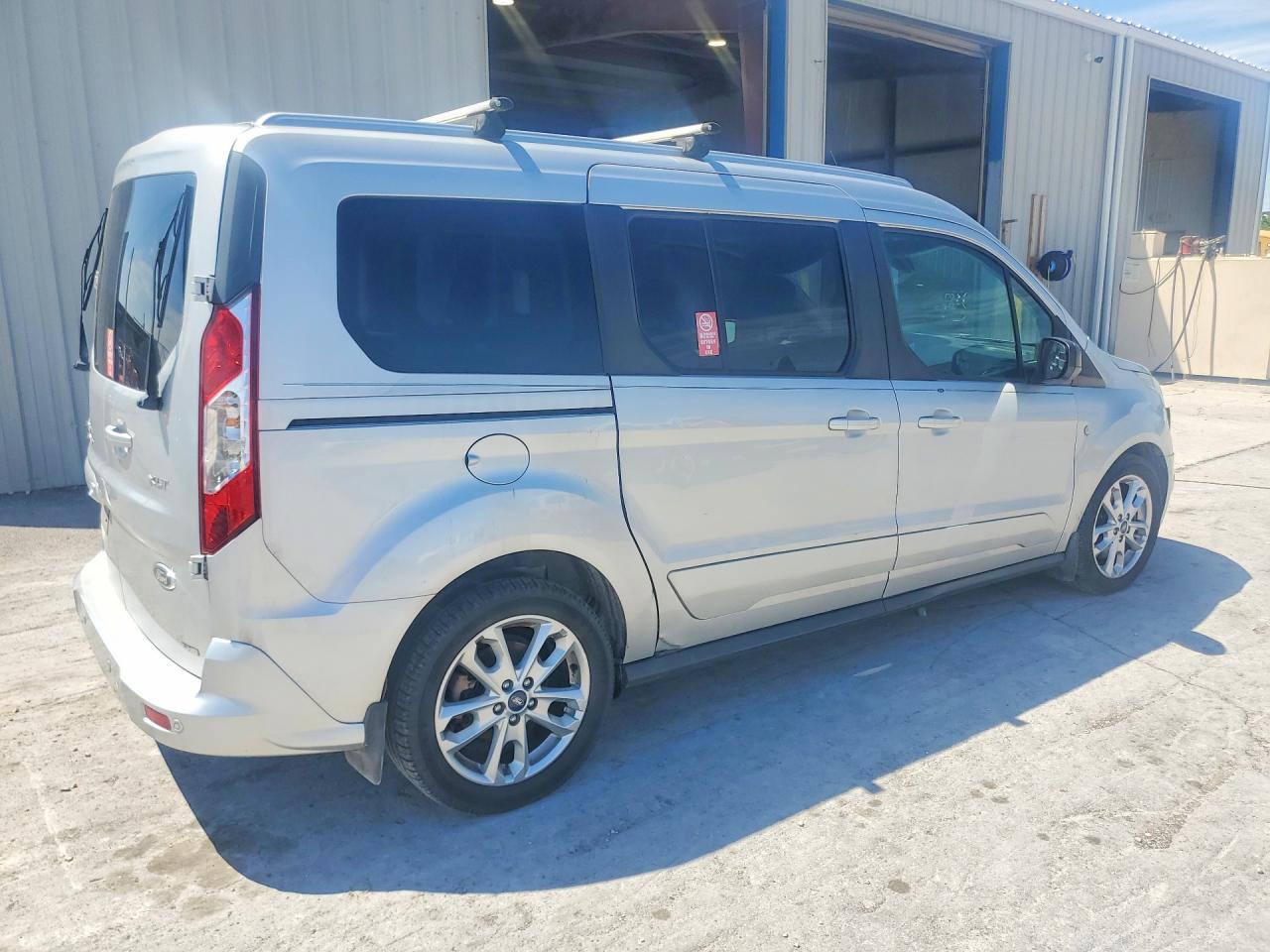 2014 Ford Transit Connect Xlt Silver vin: NM0GS9F73E1141905