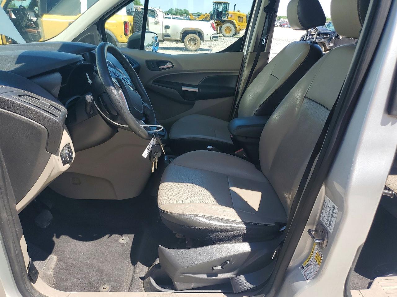 2014 Ford Transit Connect Xlt Silver vin: NM0GS9F73E1141905