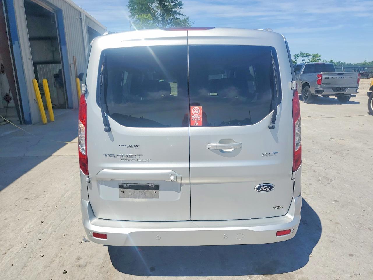 2014 Ford Transit Connect Xlt Silver vin: NM0GS9F73E1141905