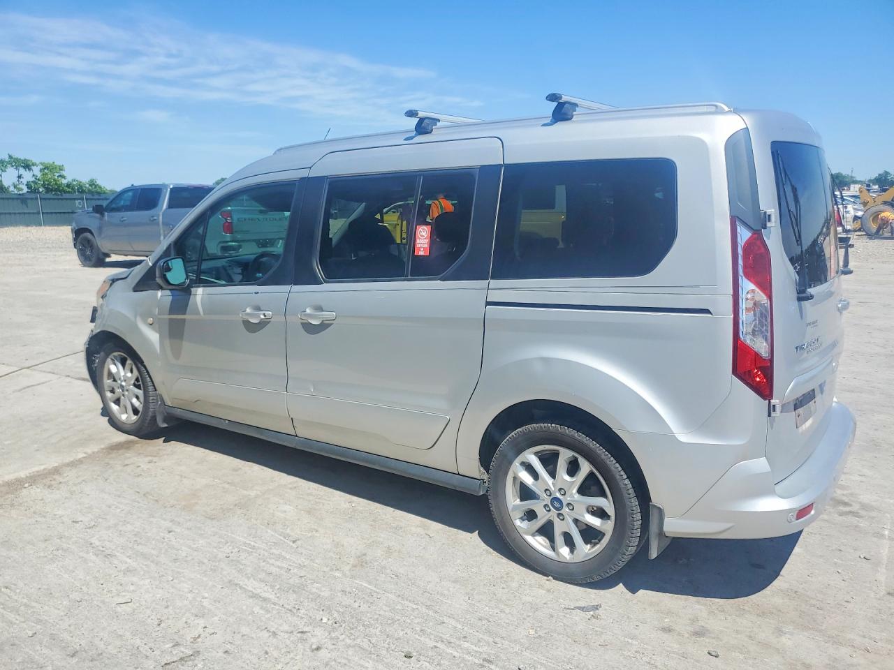 2014 Ford Transit Connect Xlt Silver vin: NM0GS9F73E1141905