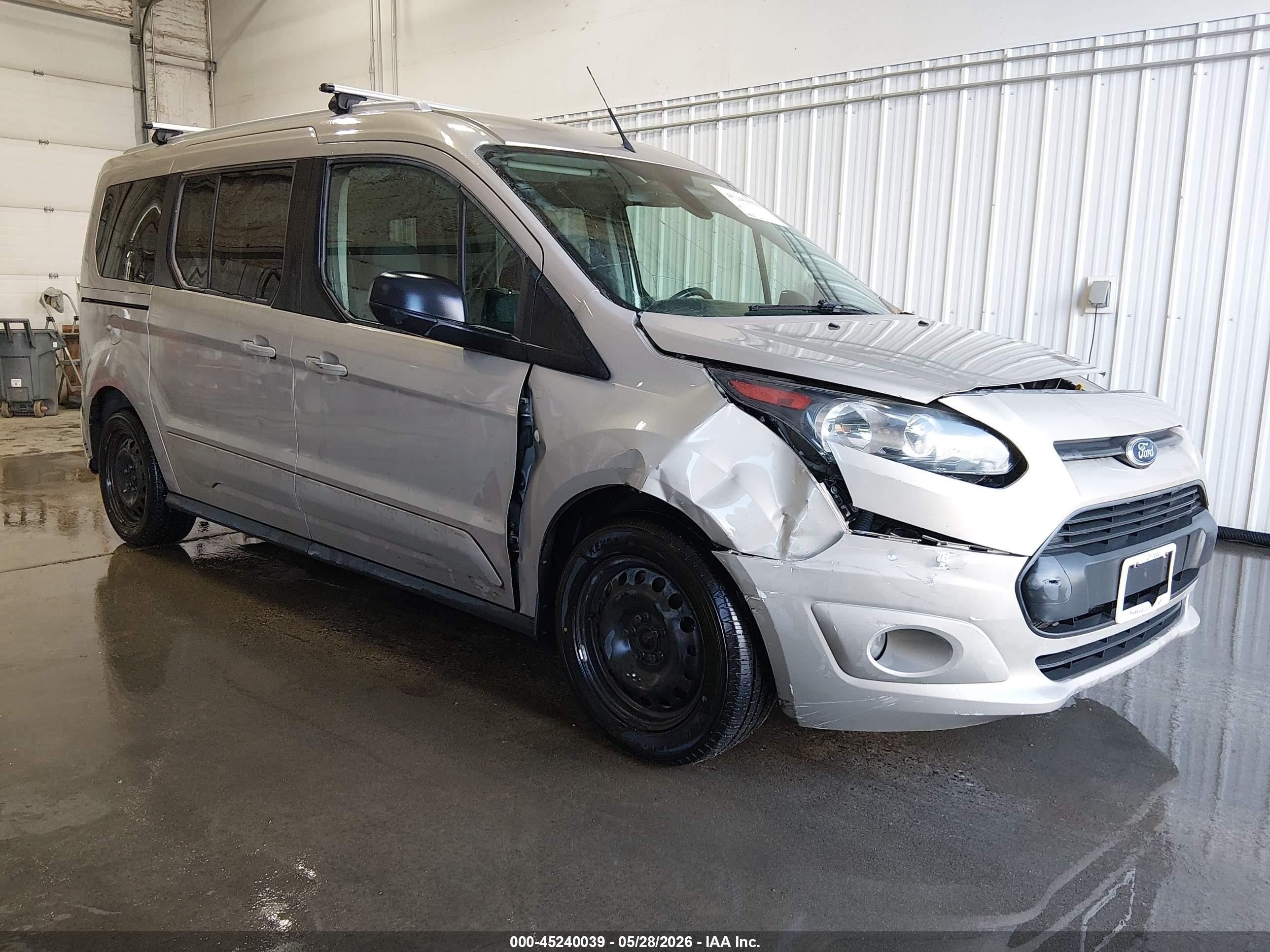 2015 Ford Transit Connect Xlt Золотой vin: NM0GS9F75F1174874