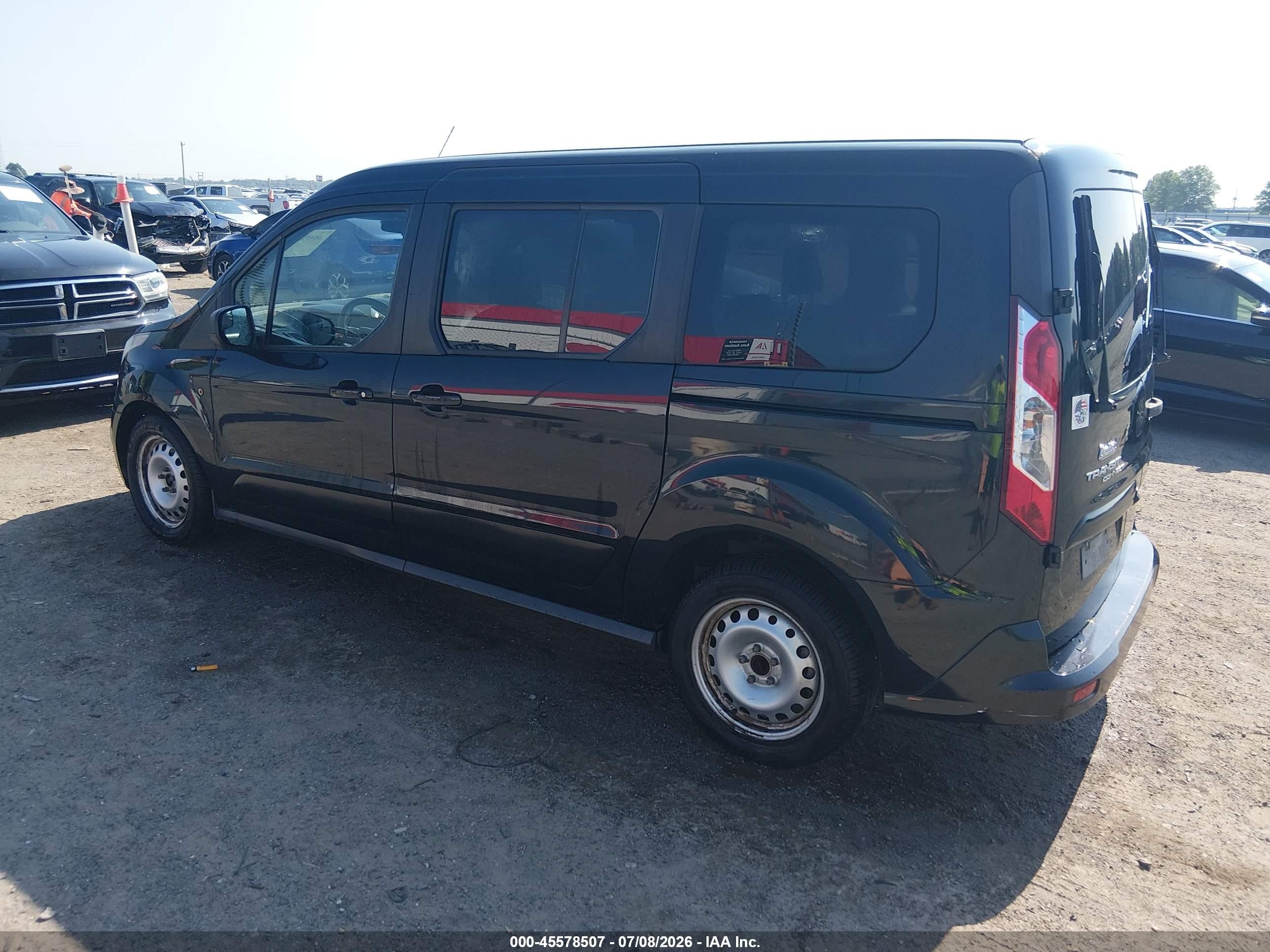 2014 Ford Transit Connect Xlt Black vin: NM0GS9F77E1133726