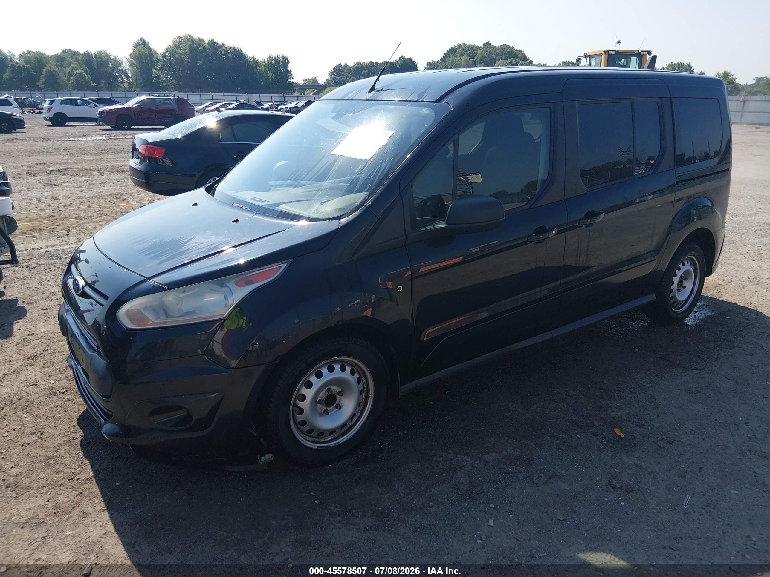 2014 Ford Transit Connect Xlt Black vin: NM0GS9F77E1133726