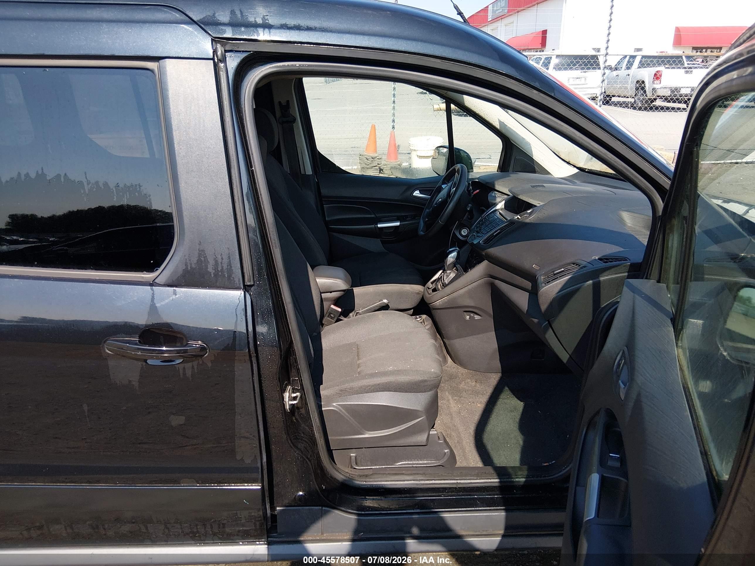 2014 Ford Transit Connect Xlt Black vin: NM0GS9F77E1133726