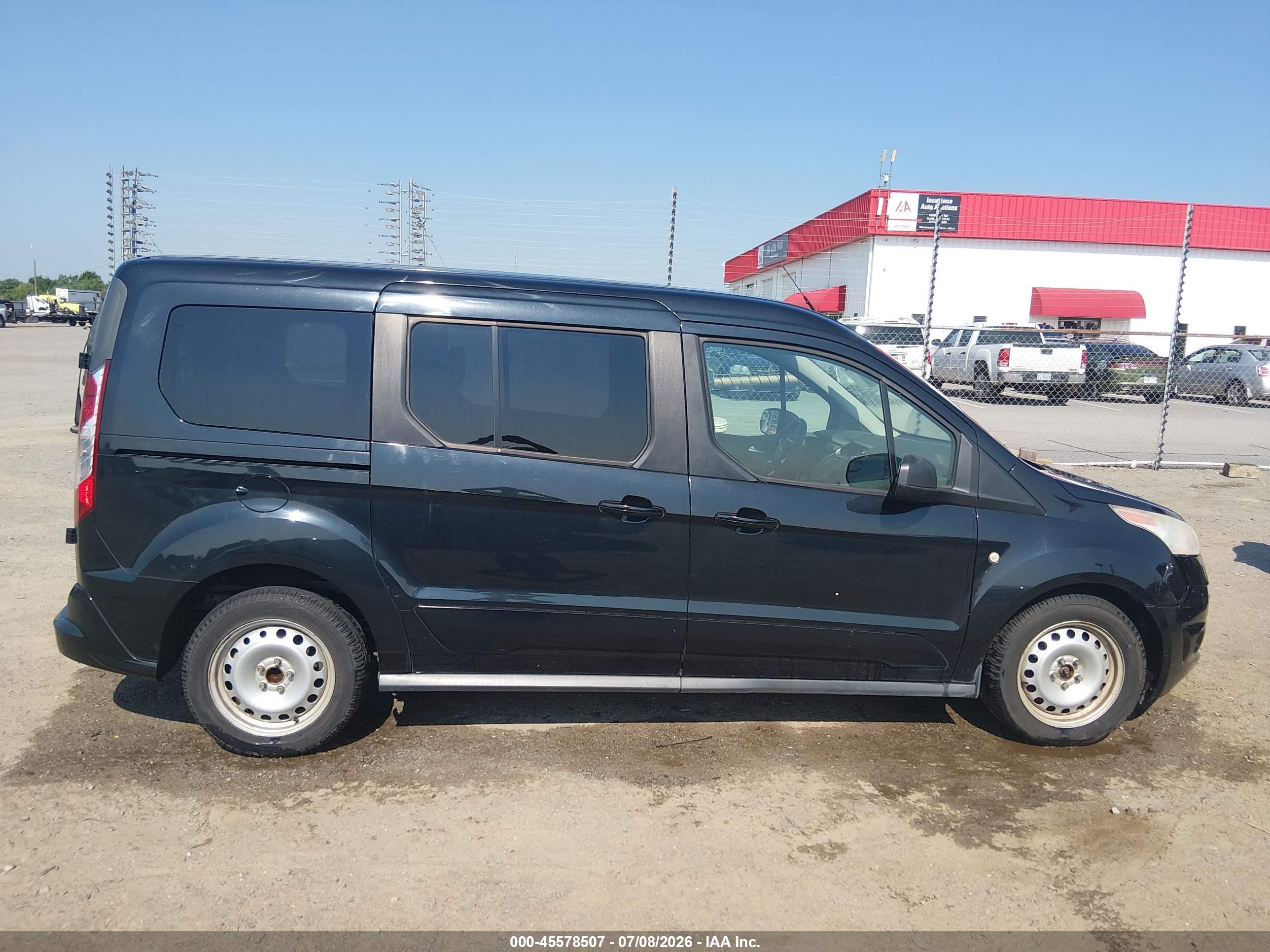 2014 Ford Transit Connect Xlt Black vin: NM0GS9F77E1133726