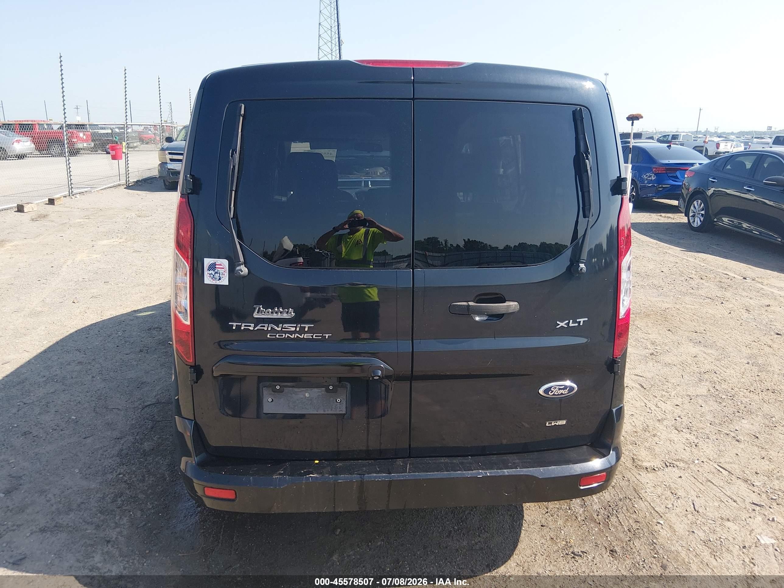 2014 Ford Transit Connect Xlt Black vin: NM0GS9F77E1133726