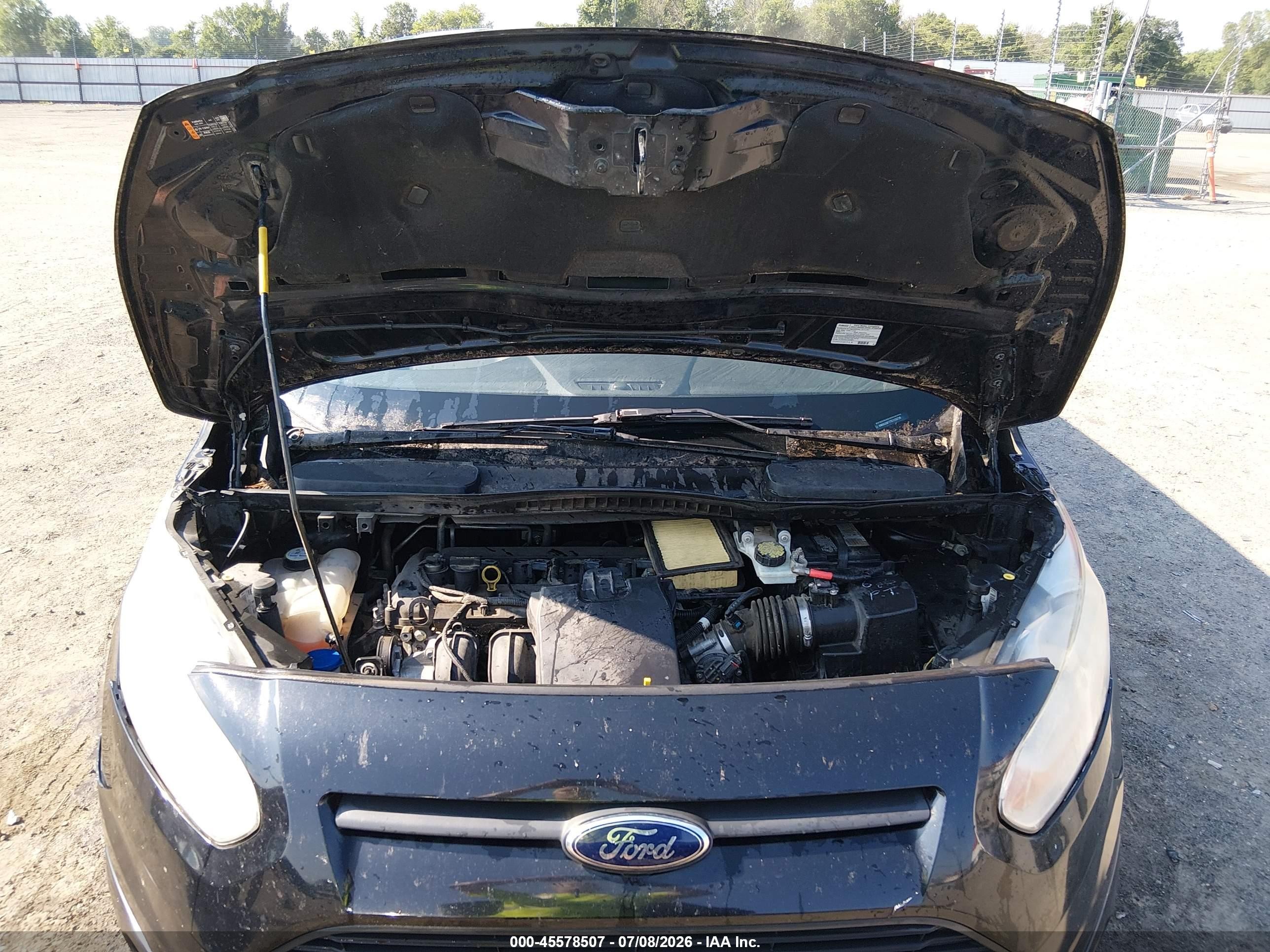 2014 Ford Transit Connect Xlt Black vin: NM0GS9F77E1133726