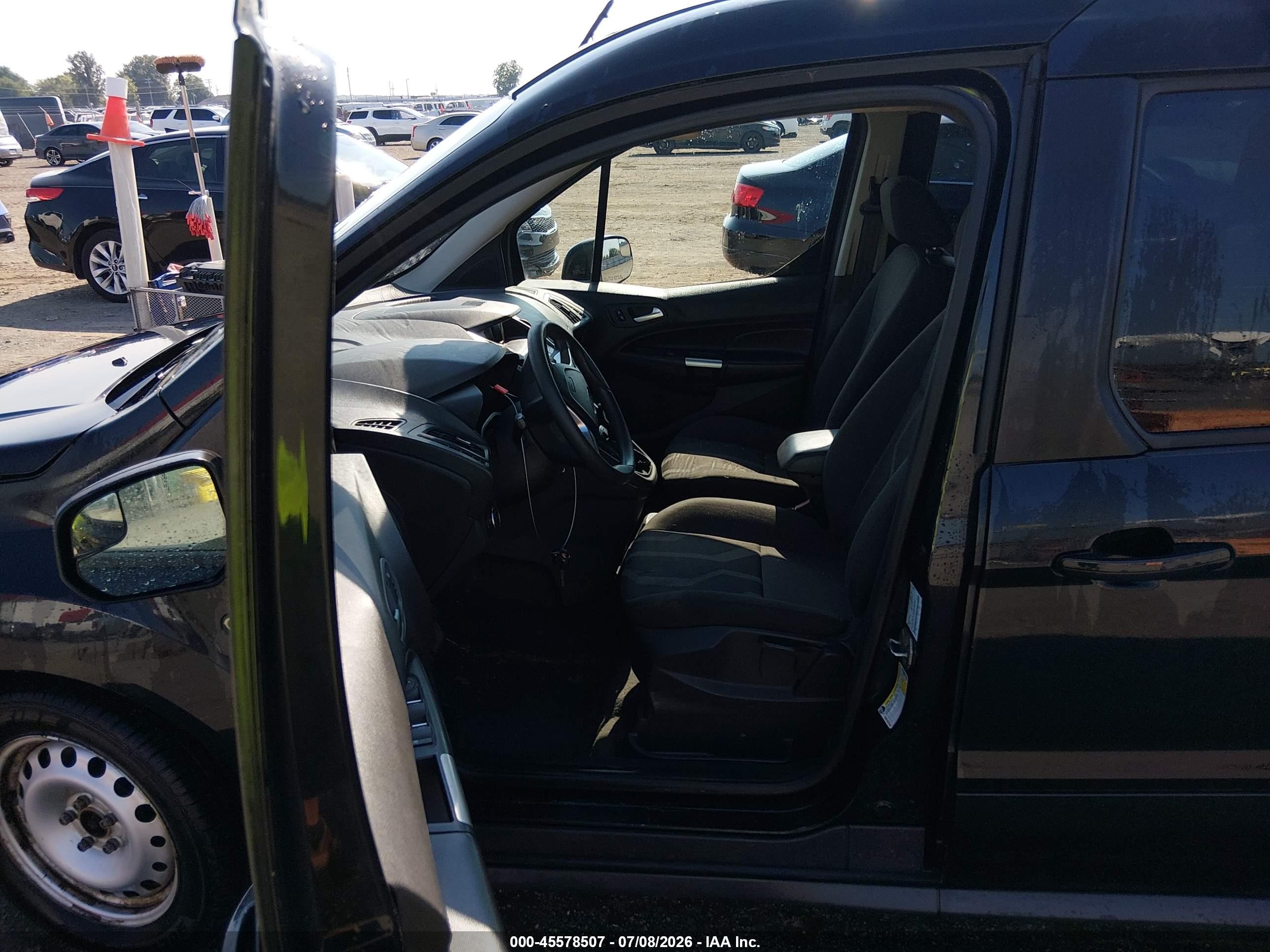 2014 Ford Transit Connect Xlt Black vin: NM0GS9F77E1133726