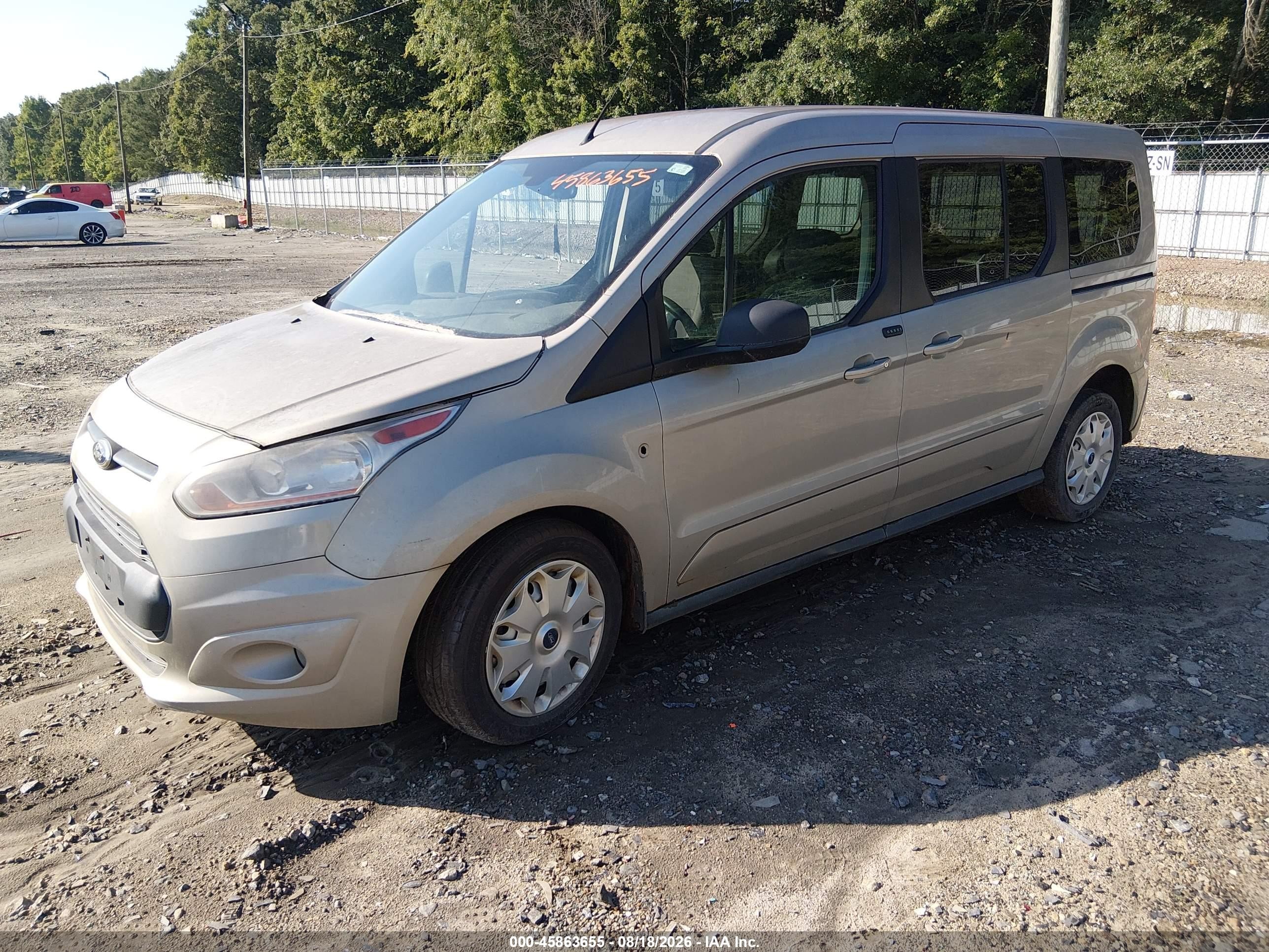 2014 Ford Transit Connect Xlt Tan vin: NM0GS9F77E1133984