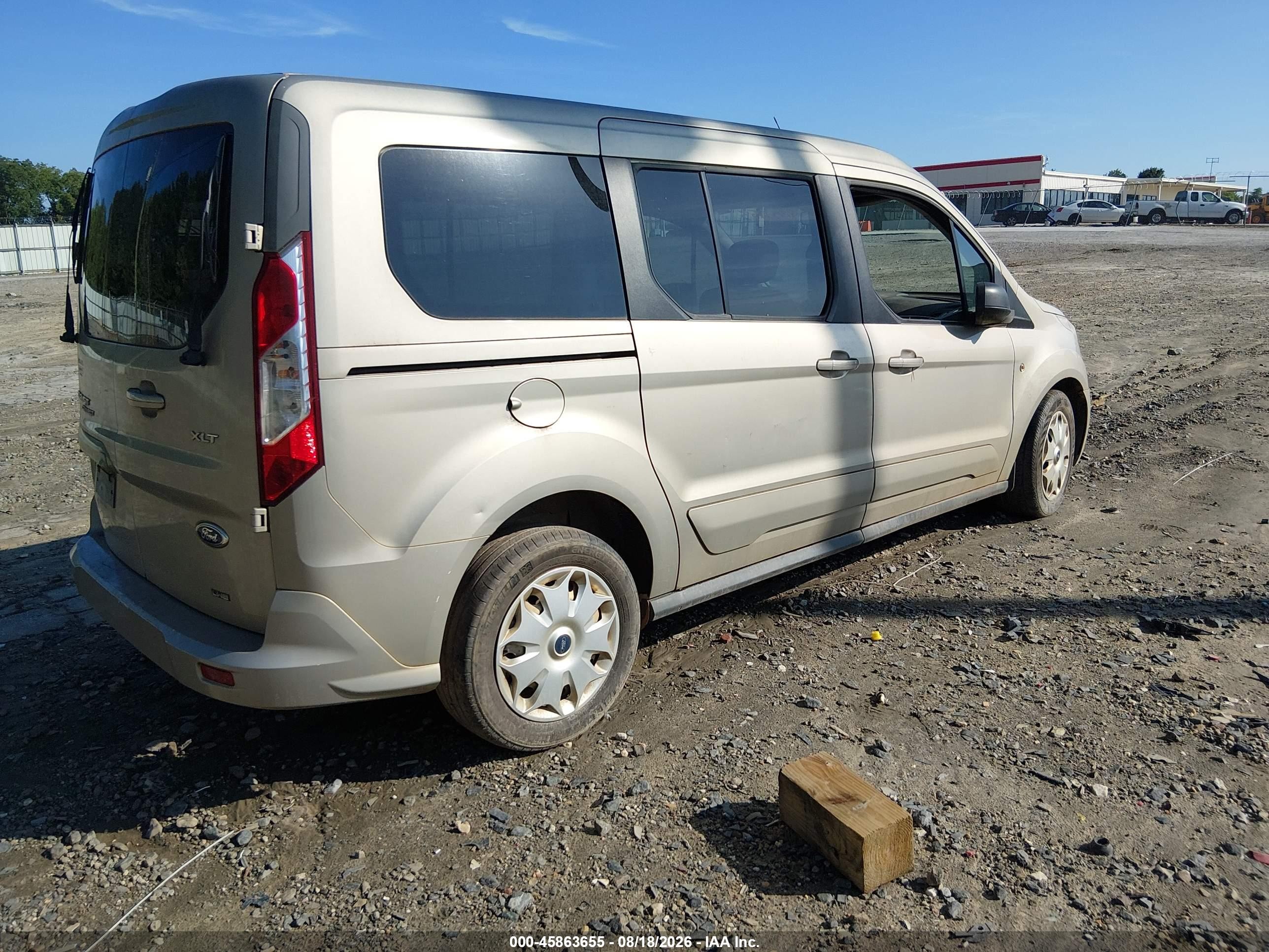 2014 Ford Transit Connect Xlt Tan vin: NM0GS9F77E1133984