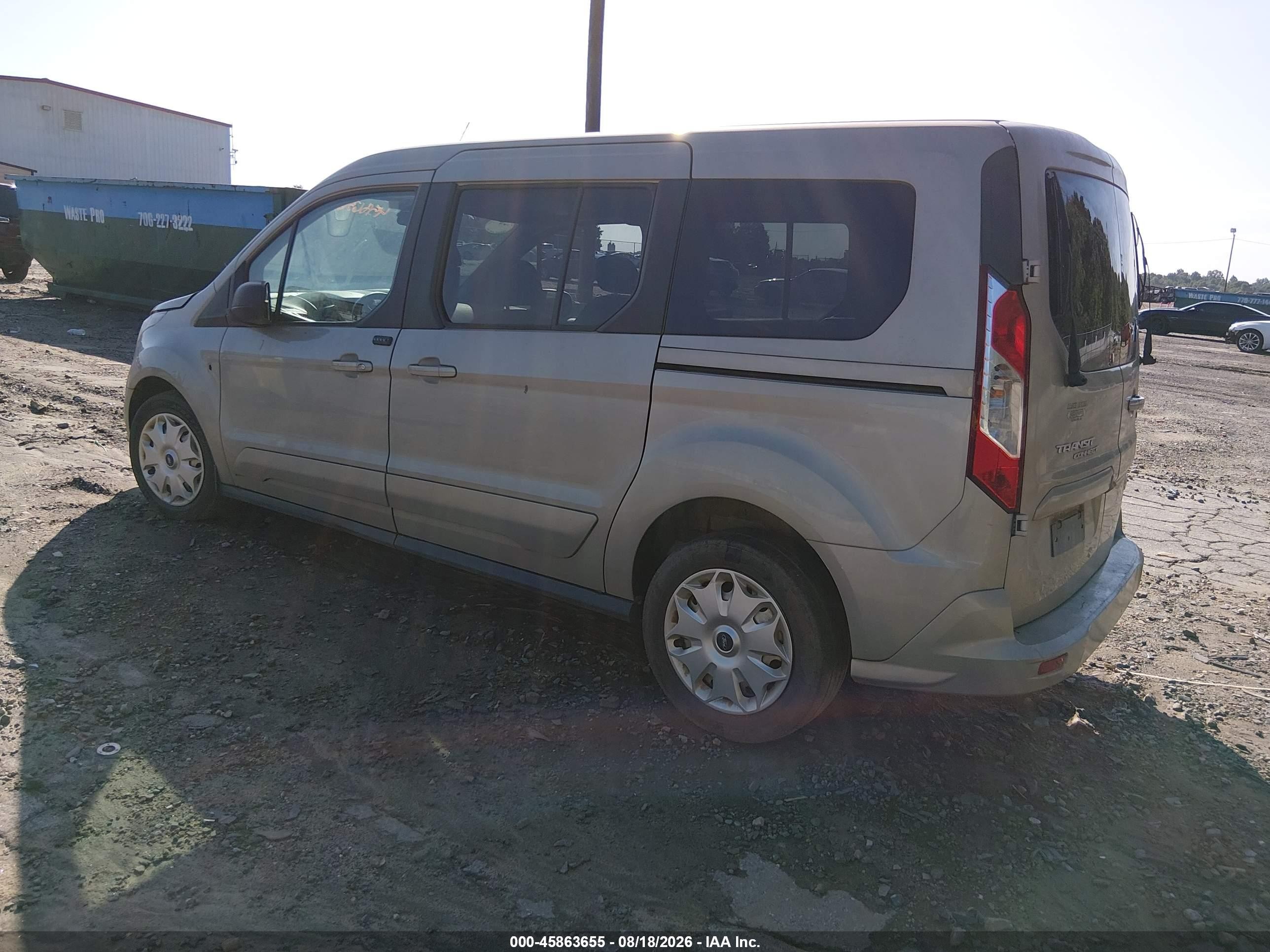 2014 Ford Transit Connect Xlt Tan vin: NM0GS9F77E1133984