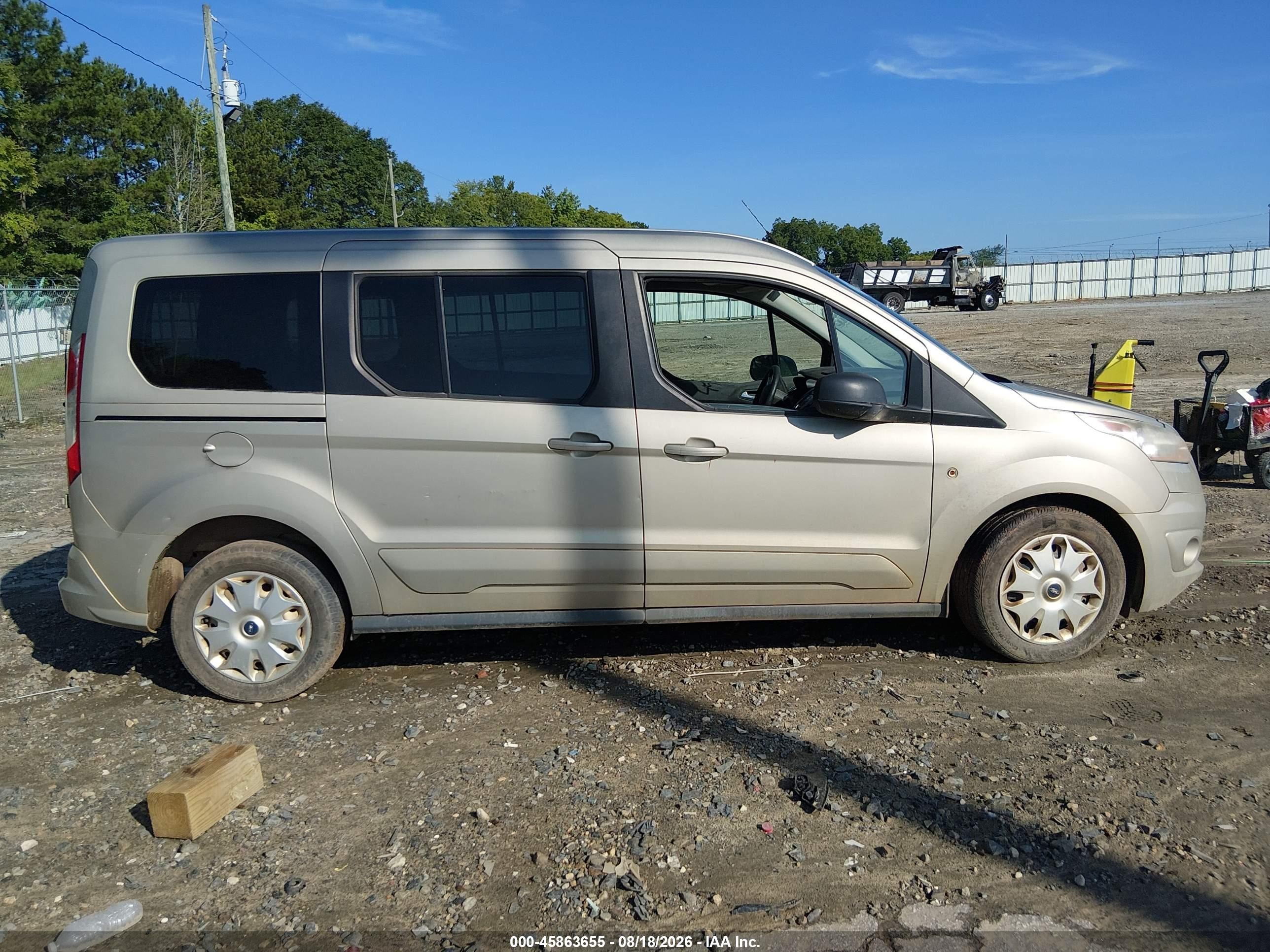 2014 Ford Transit Connect Xlt Tan vin: NM0GS9F77E1133984
