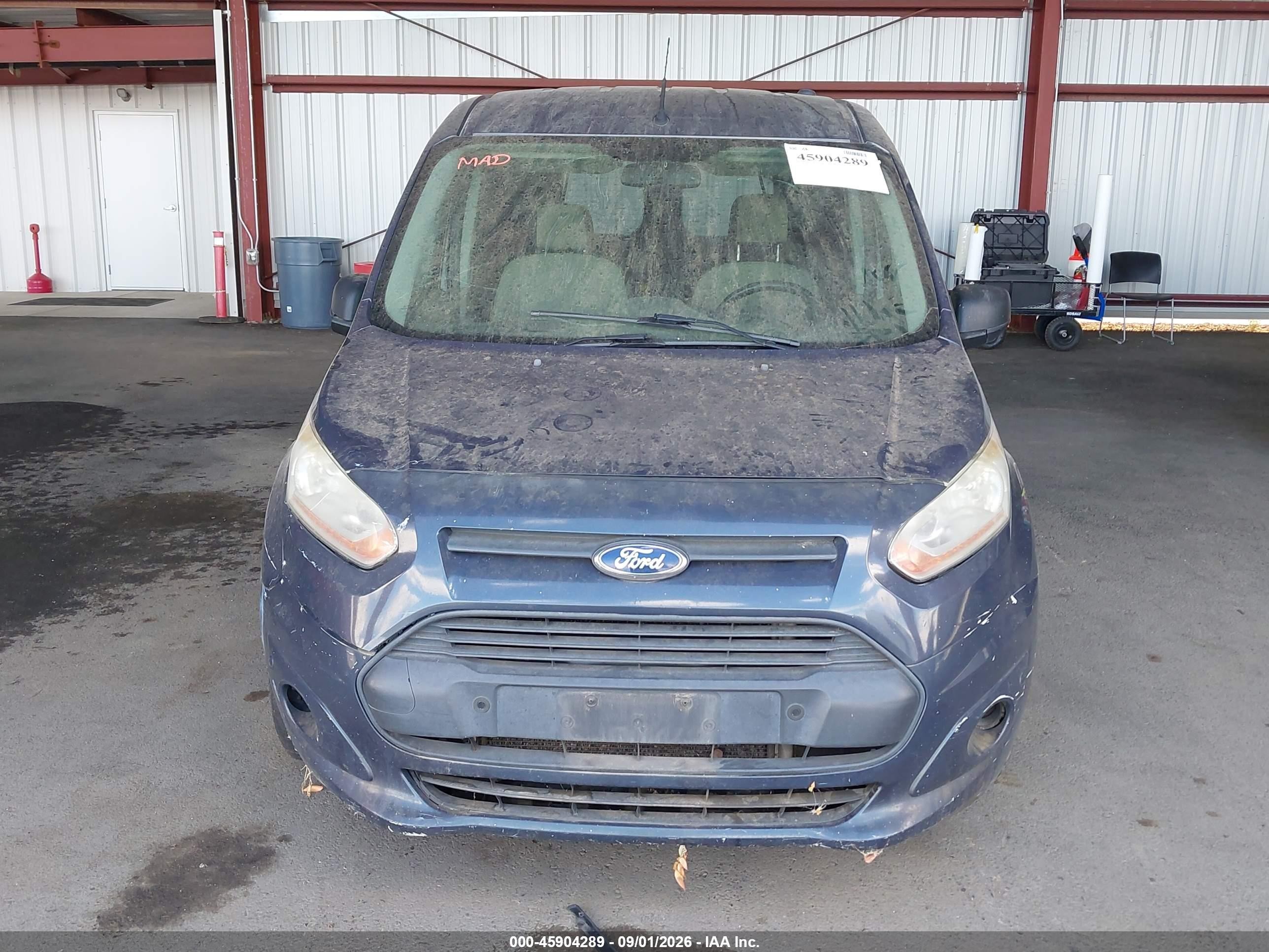 2014 Ford Transit Connect Xlt Gray vin: NM0GS9F77E1153765