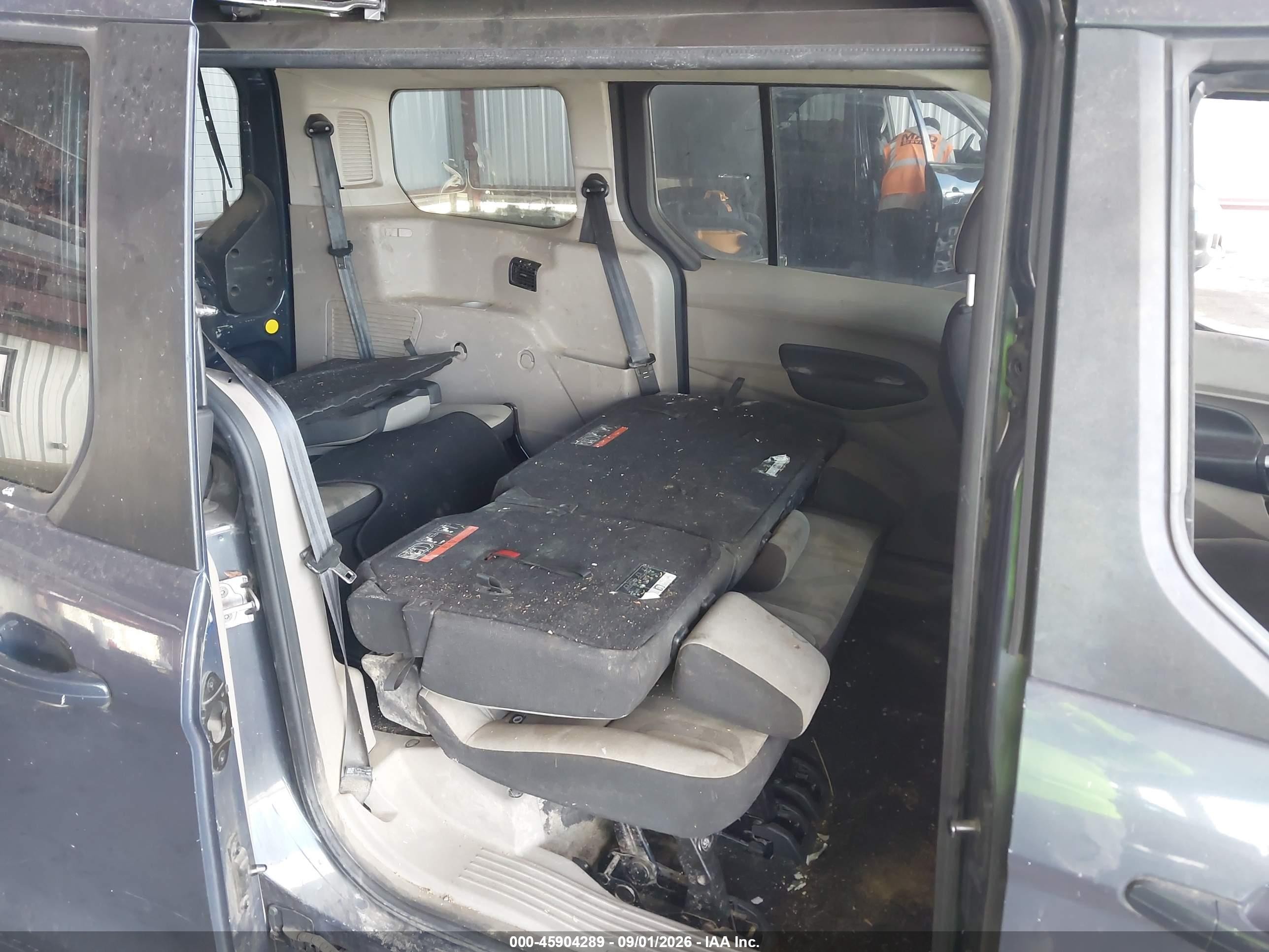 2014 Ford Transit Connect Xlt Gray vin: NM0GS9F77E1153765