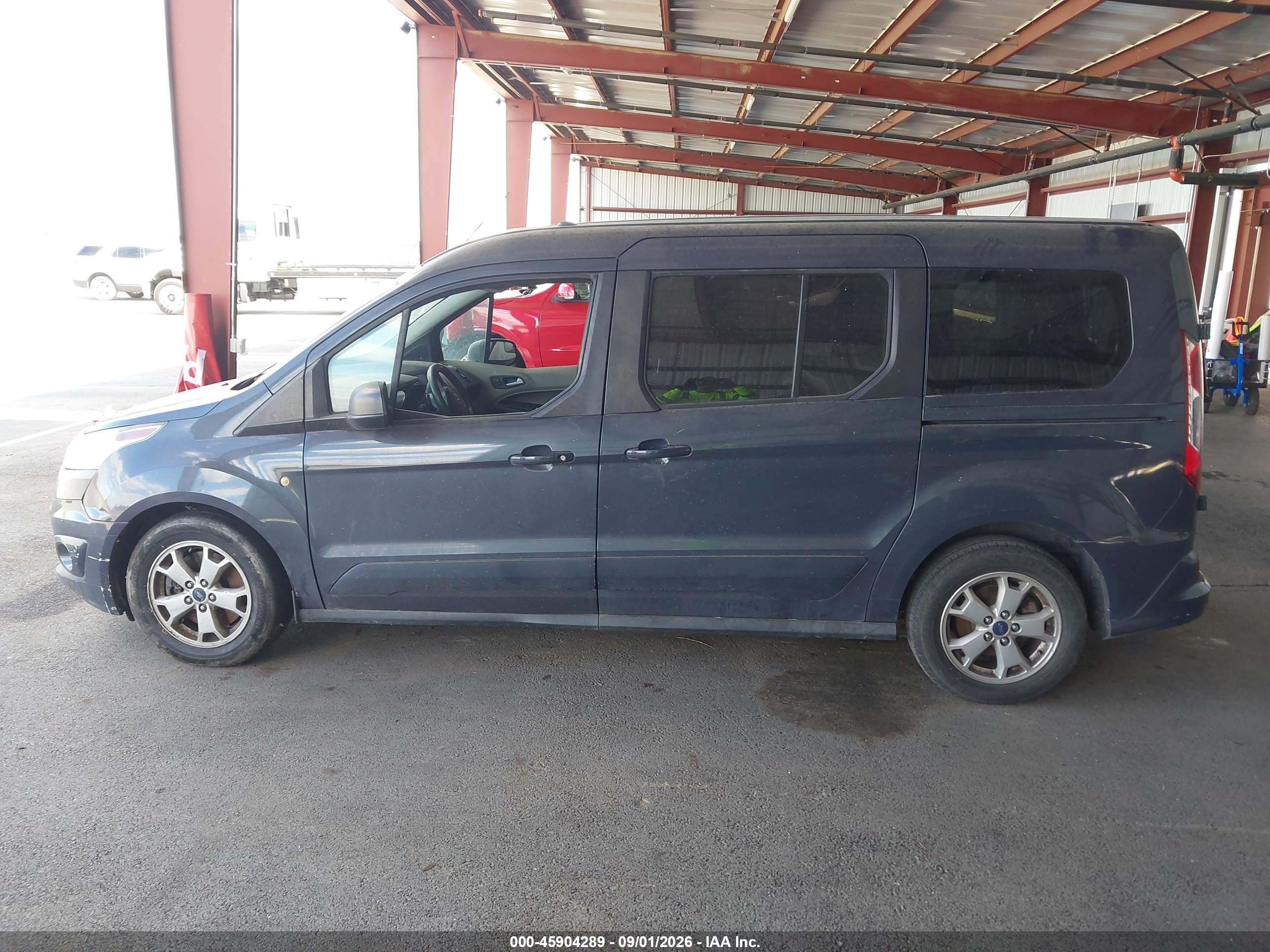 2014 Ford Transit Connect Xlt Gray vin: NM0GS9F77E1153765