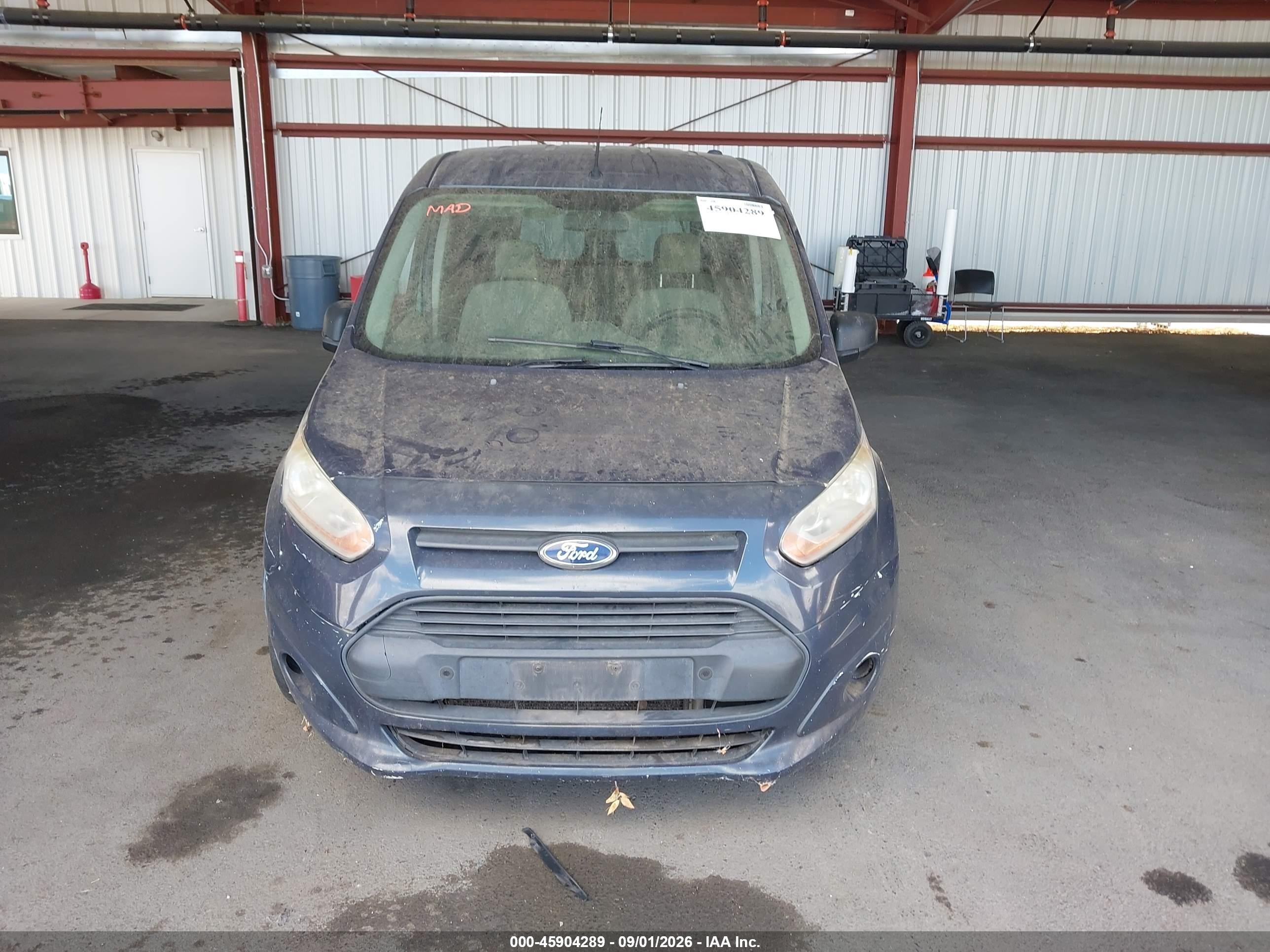 2014 Ford Transit Connect Xlt Gray vin: NM0GS9F77E1153765